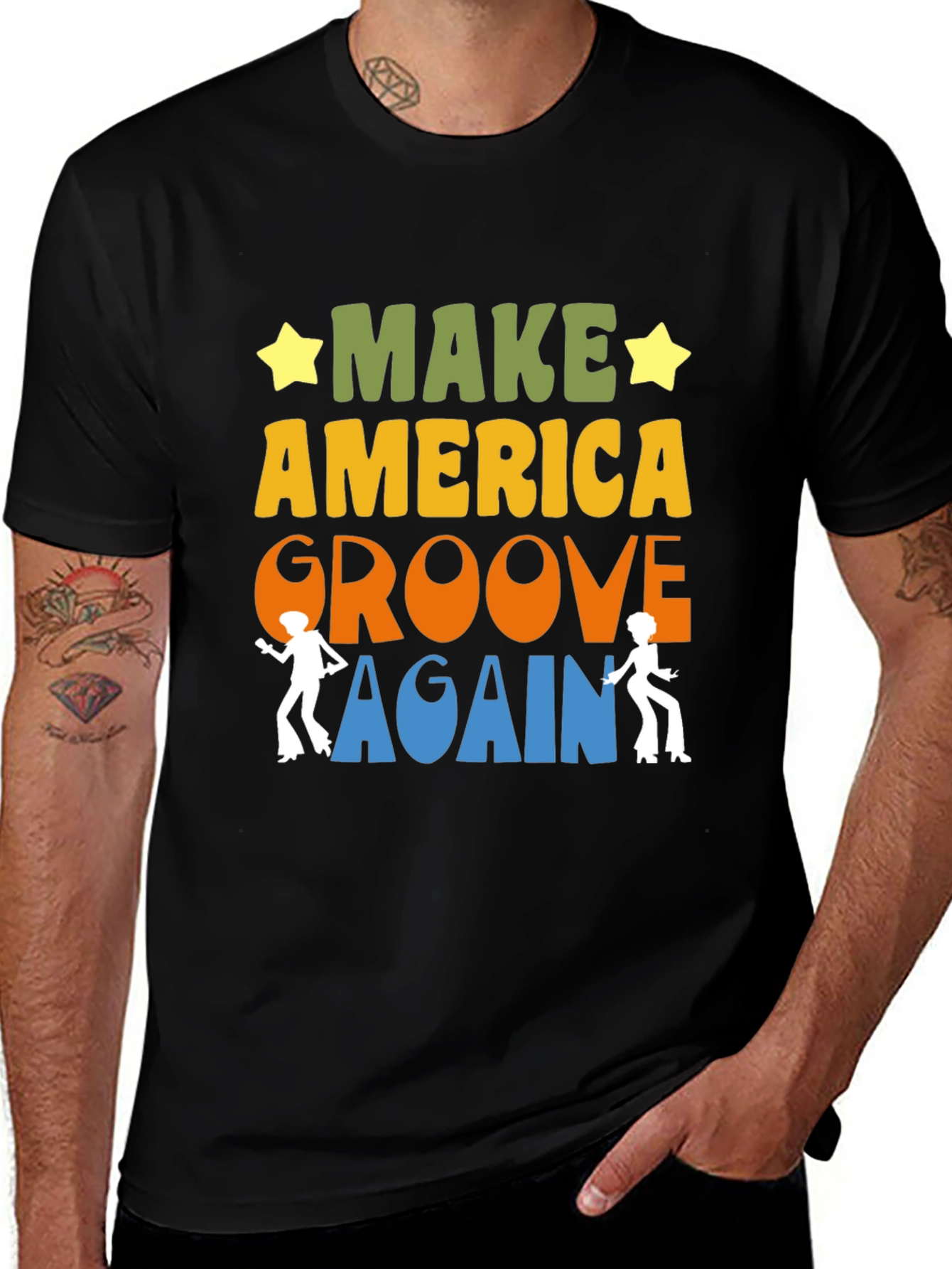 Make America Groove Again Retro T-Shirt