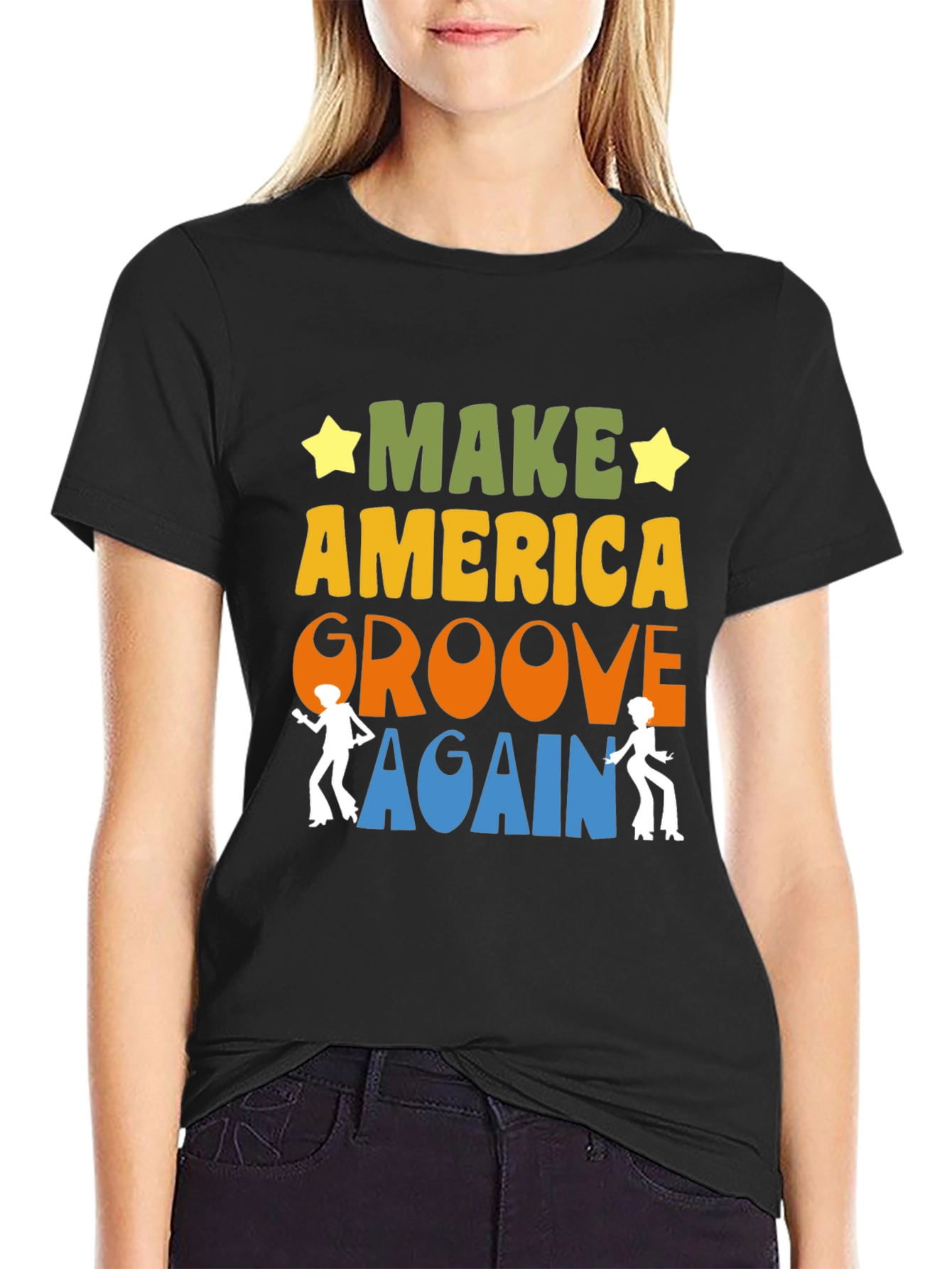 Make America Groove Again Retro T-Shirt