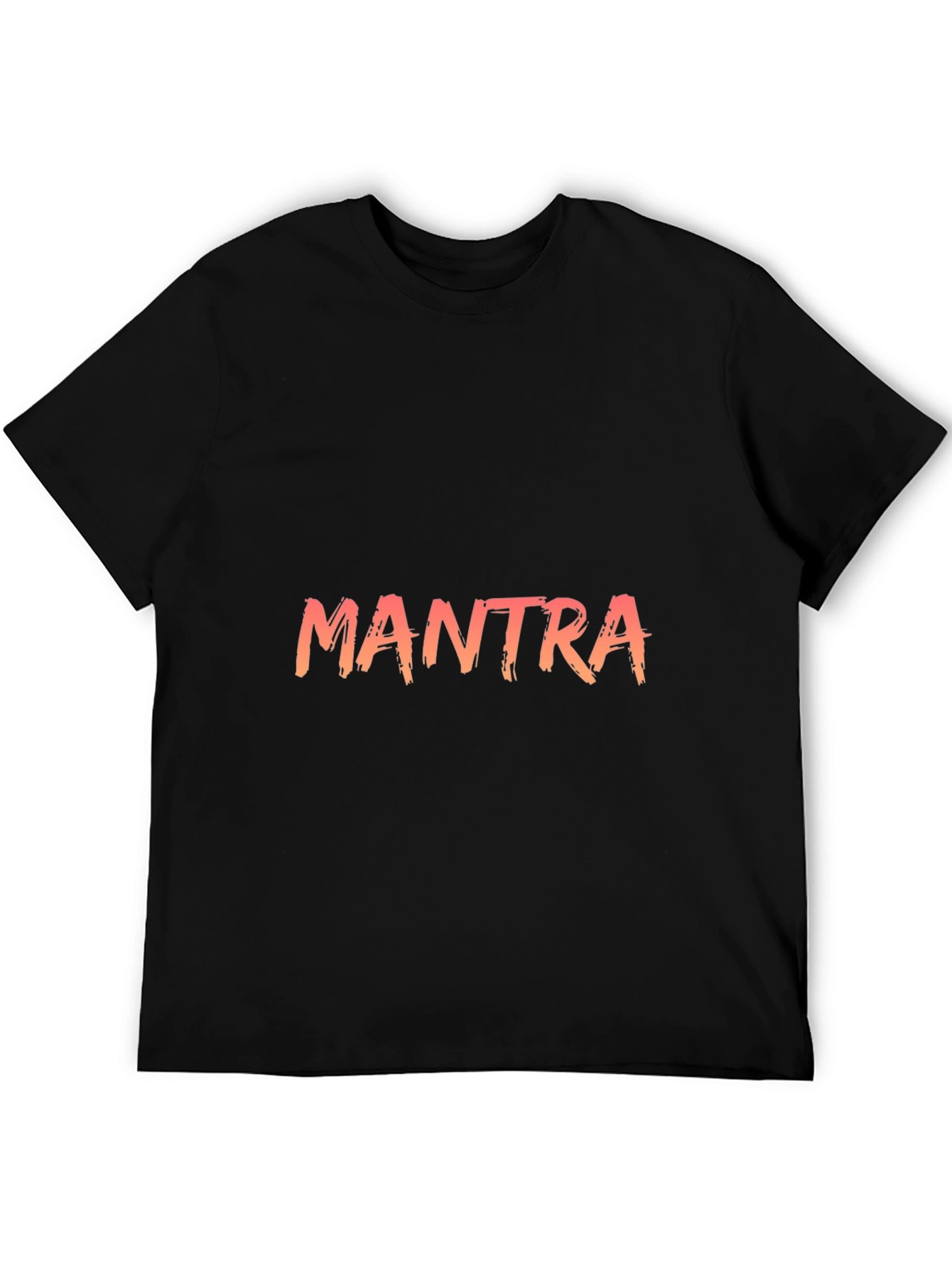 Mantra Graphic T-Shirt - Stylish Black Tee