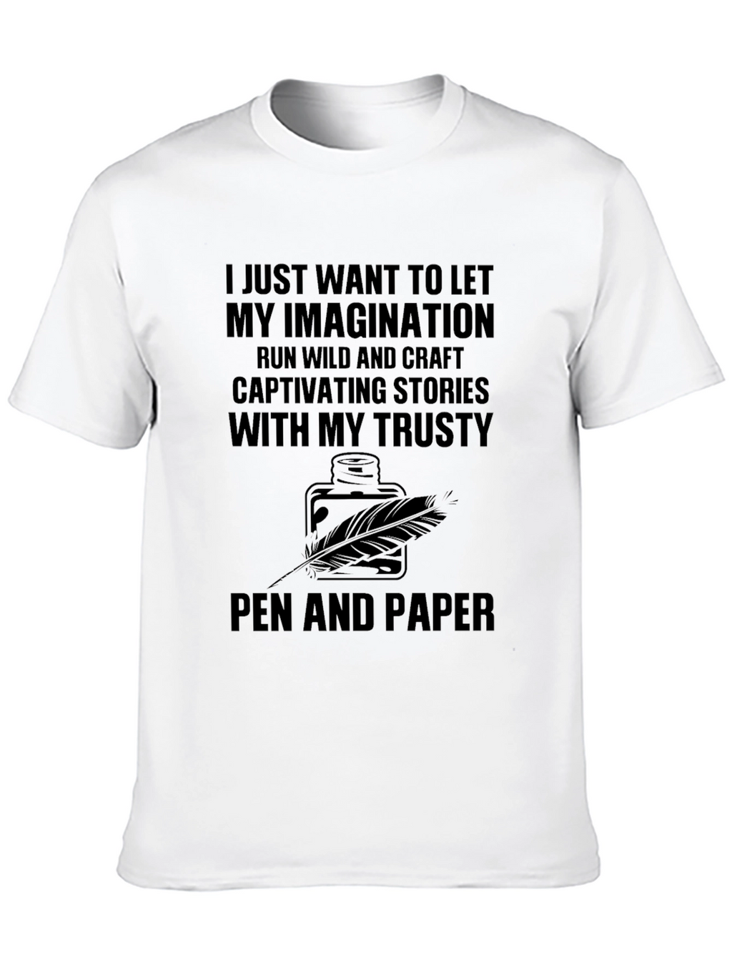 Imagination Unleashed T-Shirt - Writers Inspiration Tee