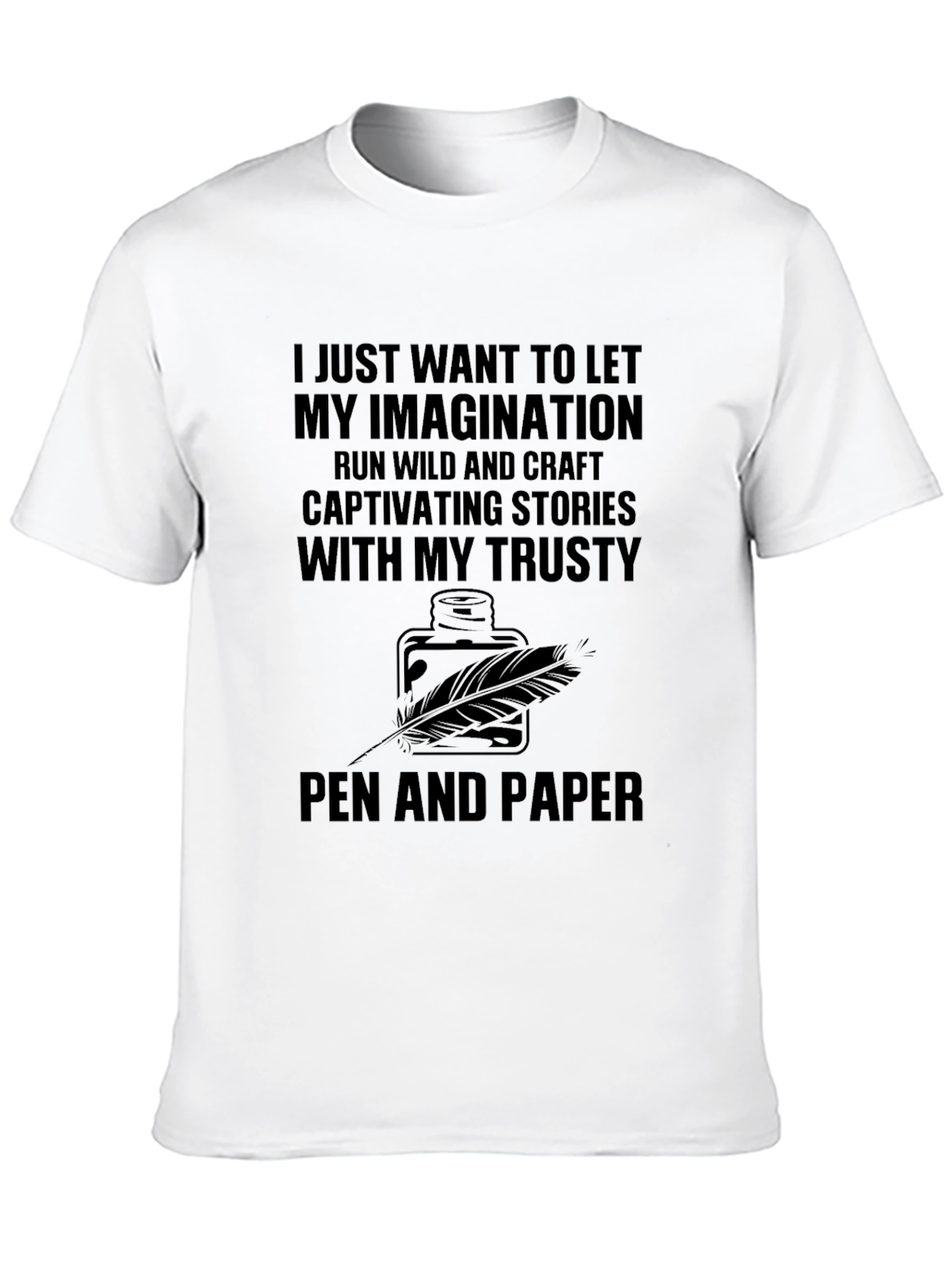 Imagination Unleashed T-Shirt - Writers Inspiration Tee