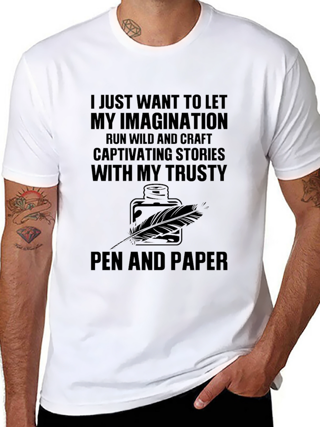 Imagination Unleashed T-Shirt - Writers Inspiration Tee