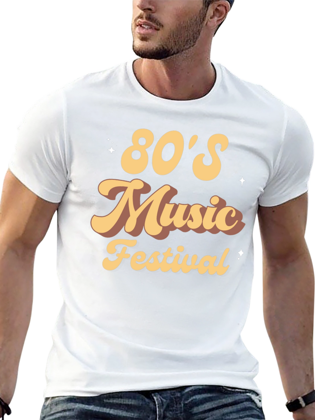 80s Music Festival T-Shirt - Retro Style