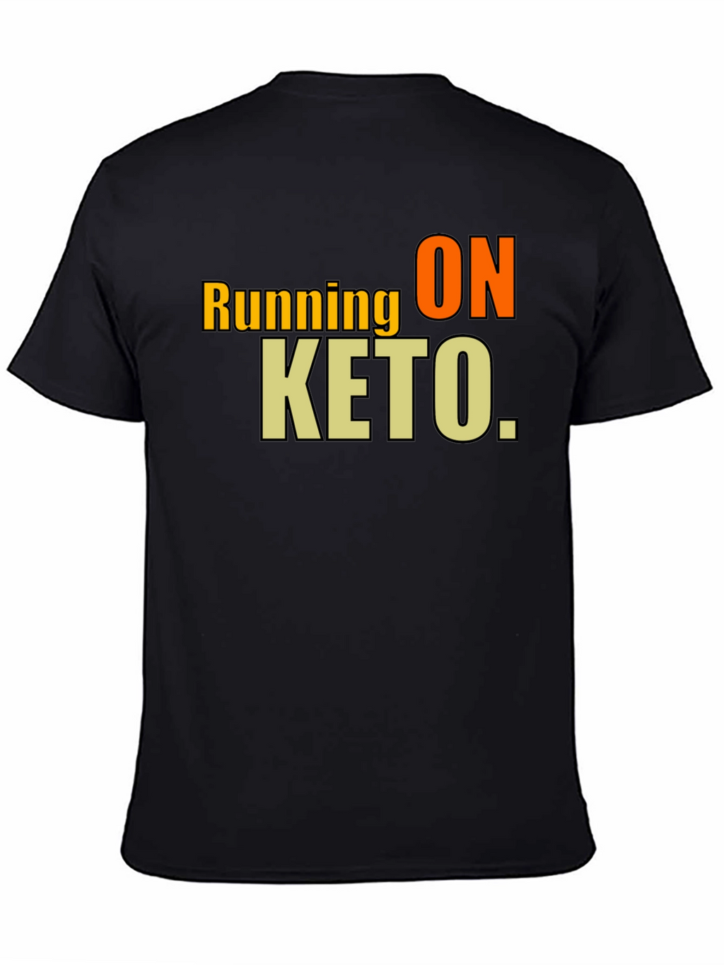 Running on Keto Black T-Shirt