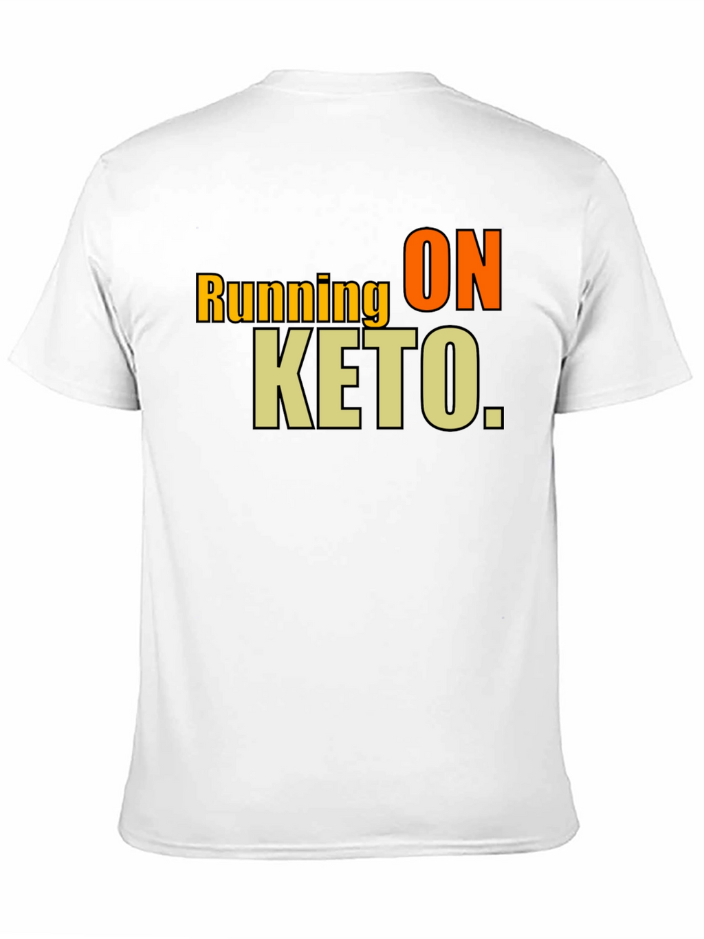 Running on Keto Black T-Shirt