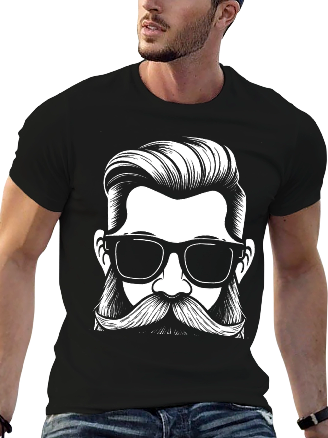 Cool Dude Graphic Tee - Black