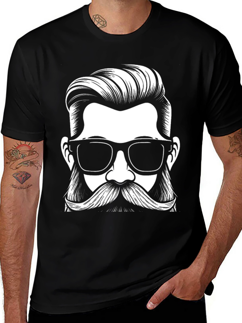 Cool Dude Graphic Tee - Black