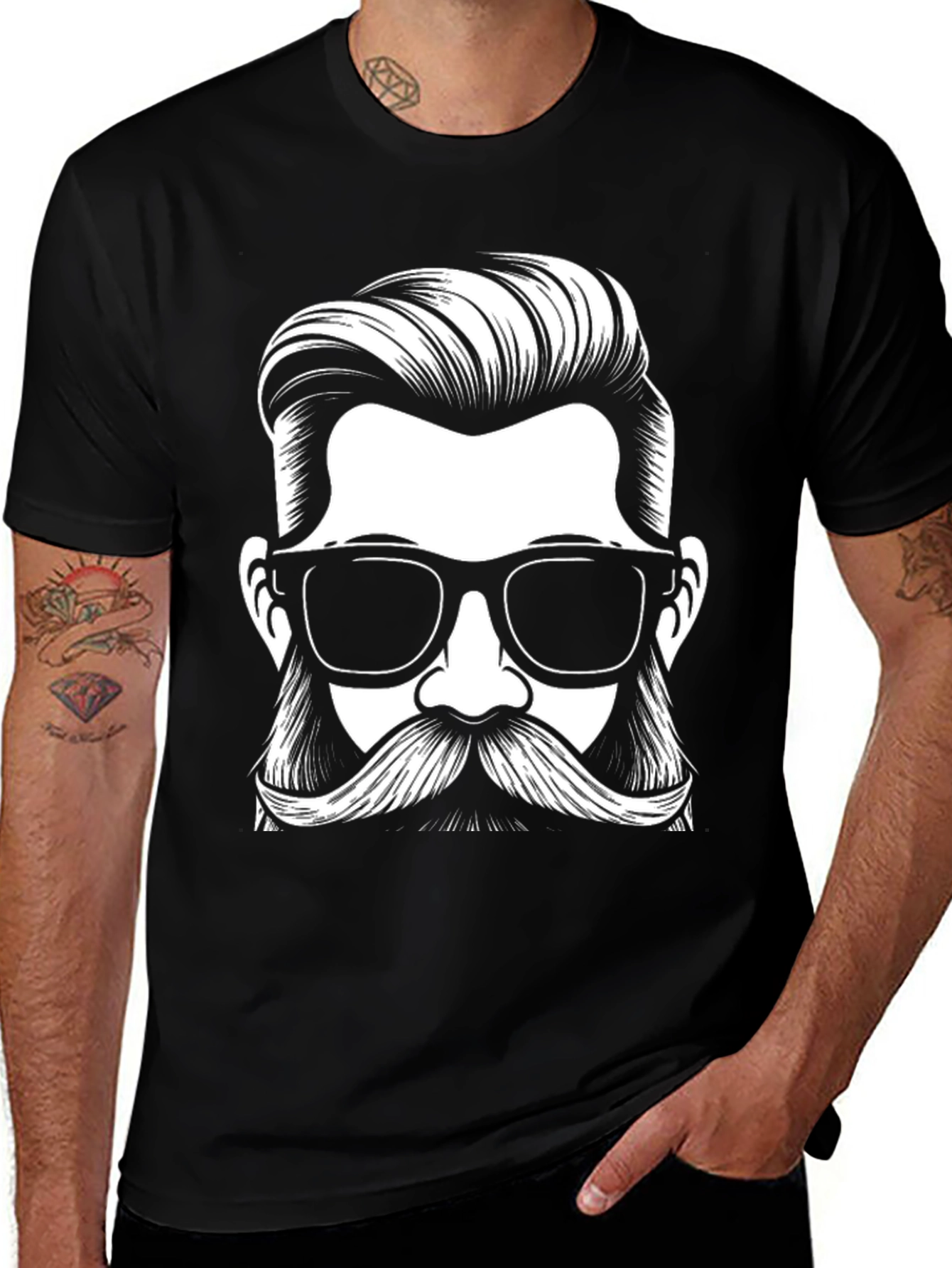 Cool Dude Graphic Tee - Black