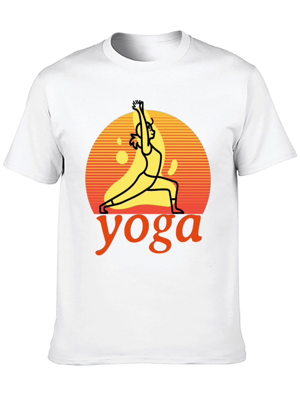 Yoga Graphic Tee - Unisex Black T-Shirt