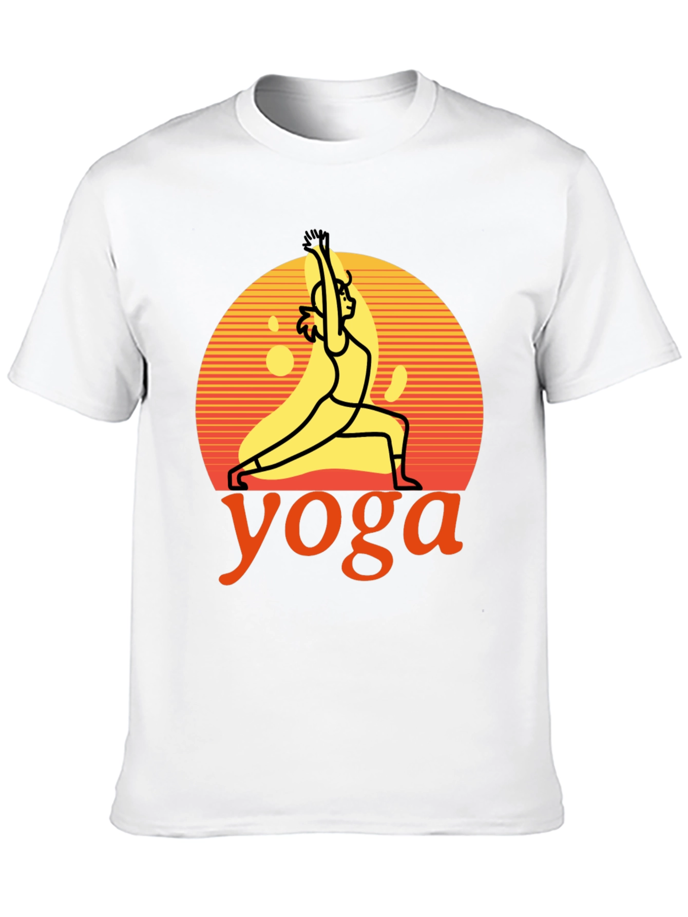 Yoga Graphic Tee - Unisex Black T-Shirt