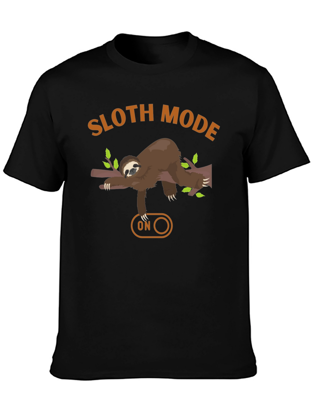 Sloth Mode On Graphic Tee - Relaxed Fit