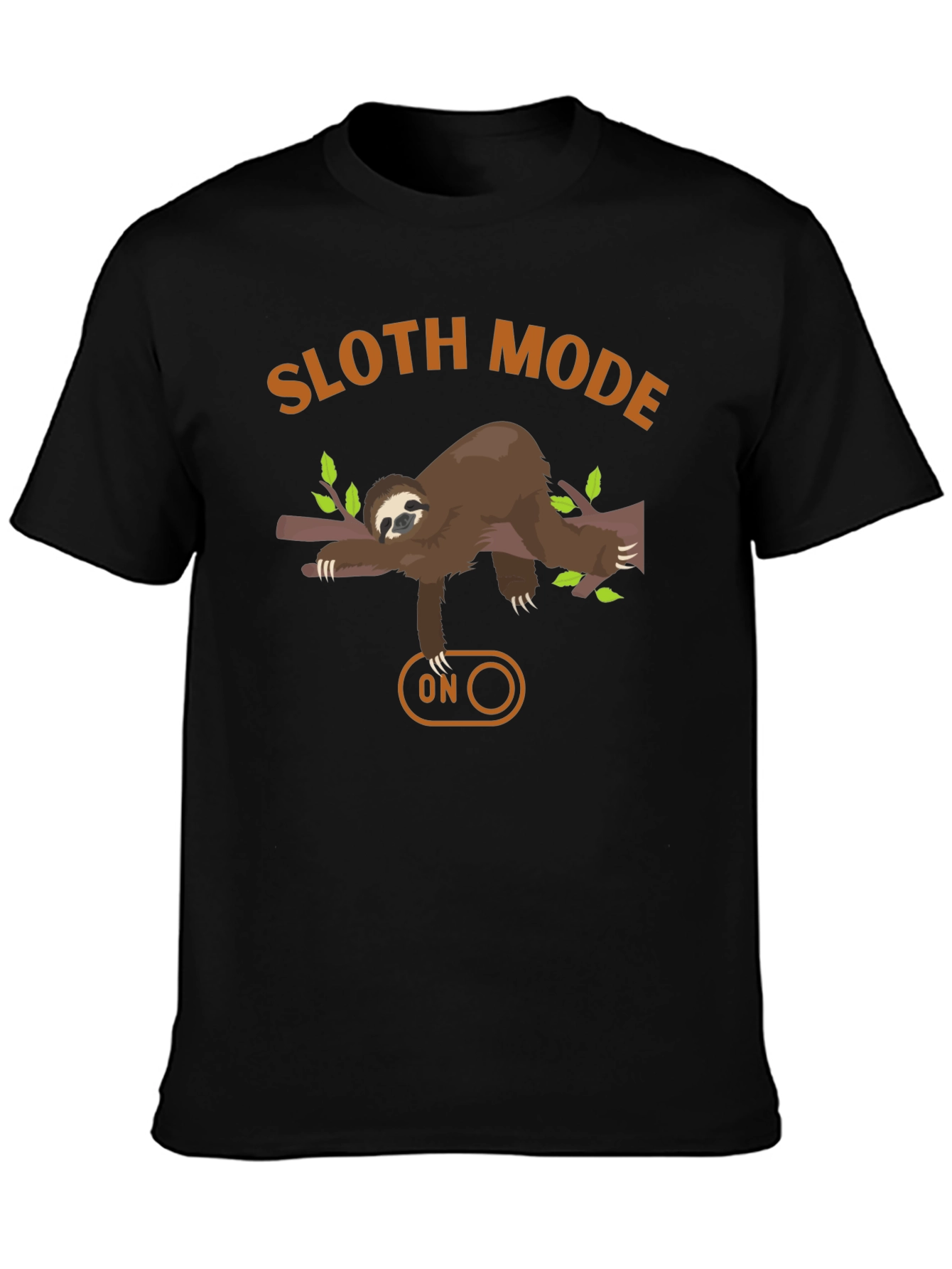 Sloth Mode On Graphic Tee - Relaxed Fit
