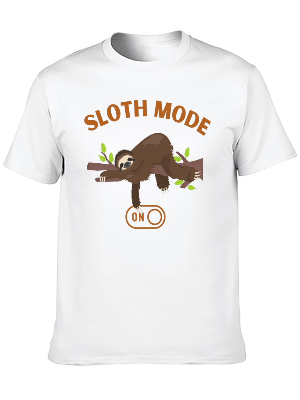 Sloth Mode On Graphic Tee - Relaxed Fit