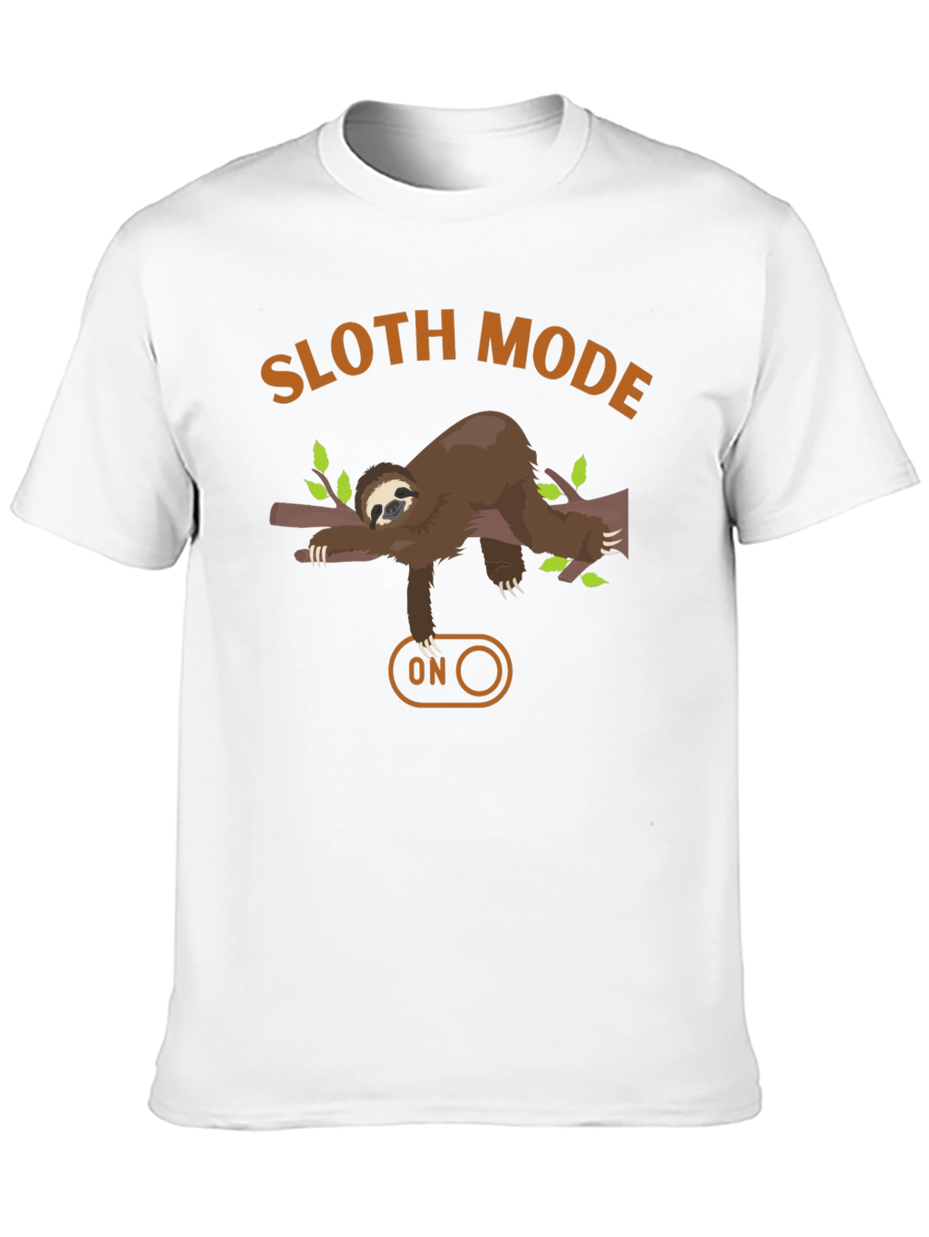 Sloth Mode On Graphic Tee - Relaxed Fit