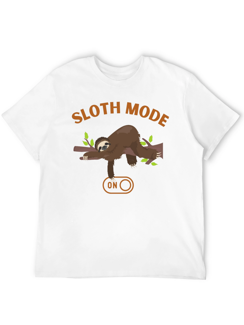 Sloth Mode On Graphic Tee - Relaxed Fit