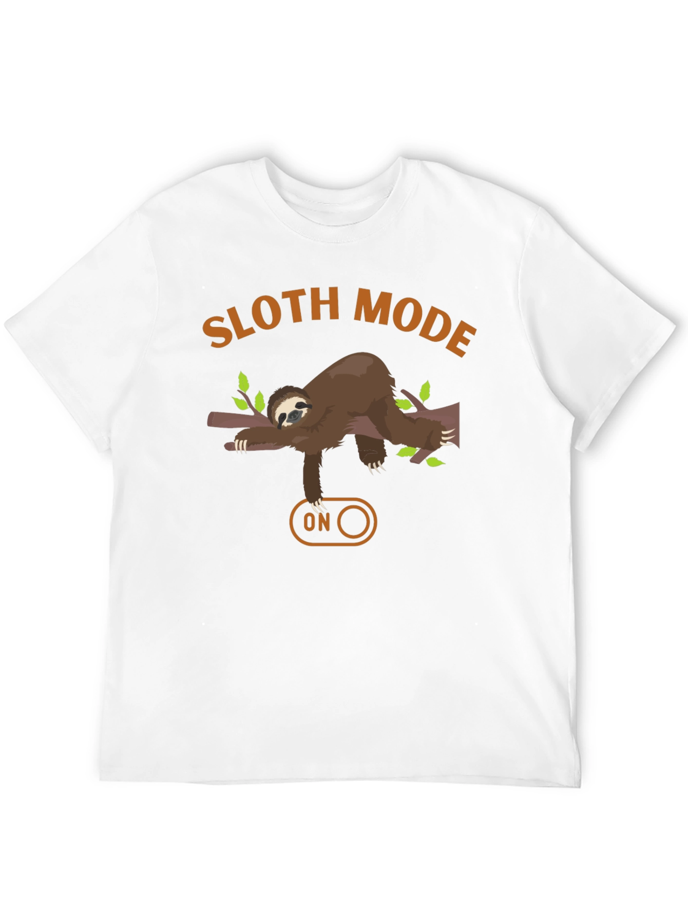 Sloth Mode On Graphic Tee - Relaxed Fit