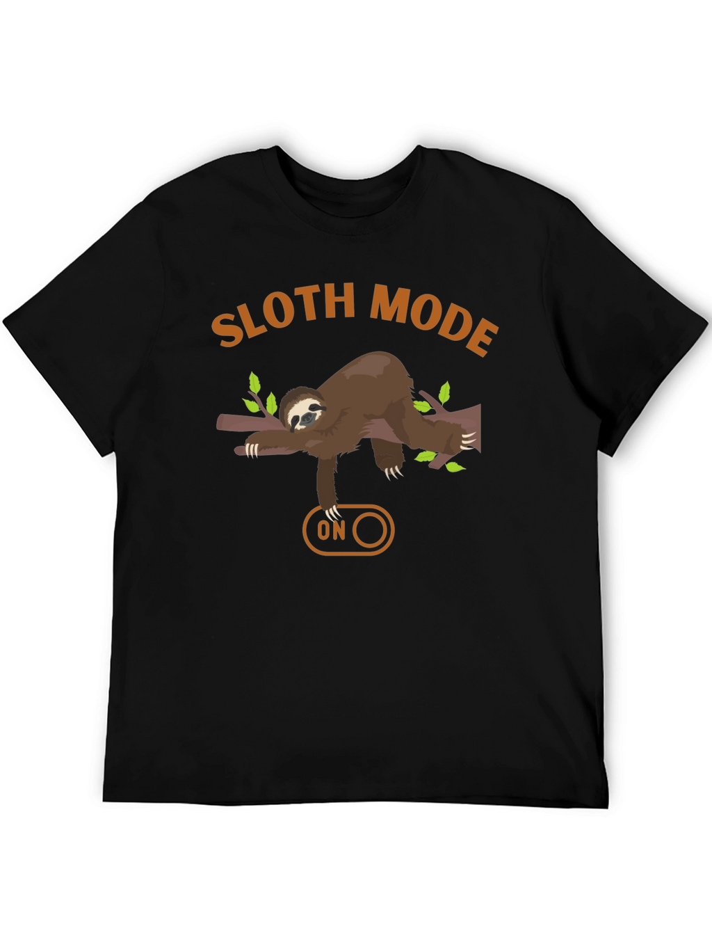 Sloth Mode On Graphic Tee - Relaxed Fit