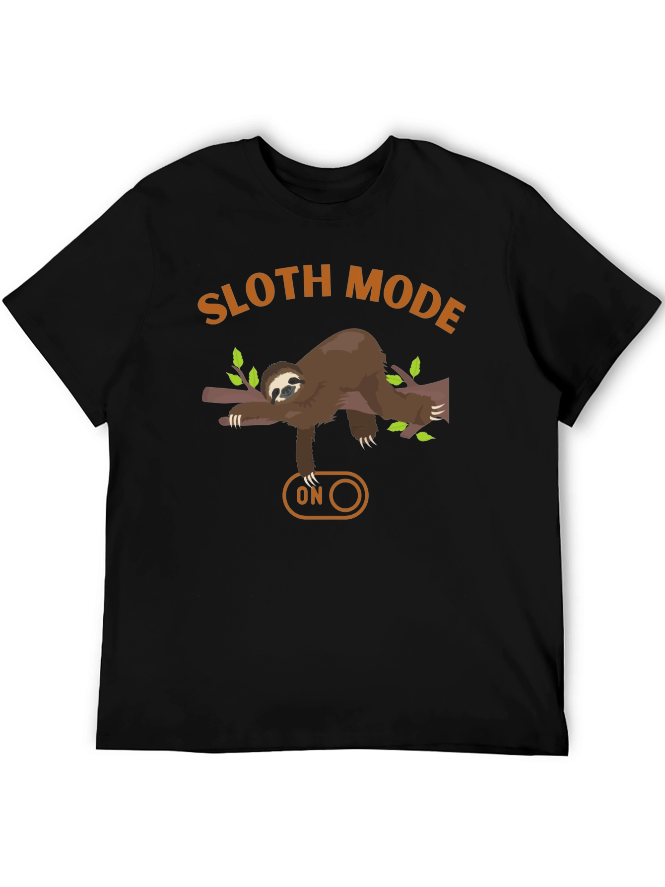 Sloth Mode On Graphic Tee - Relaxed Fit