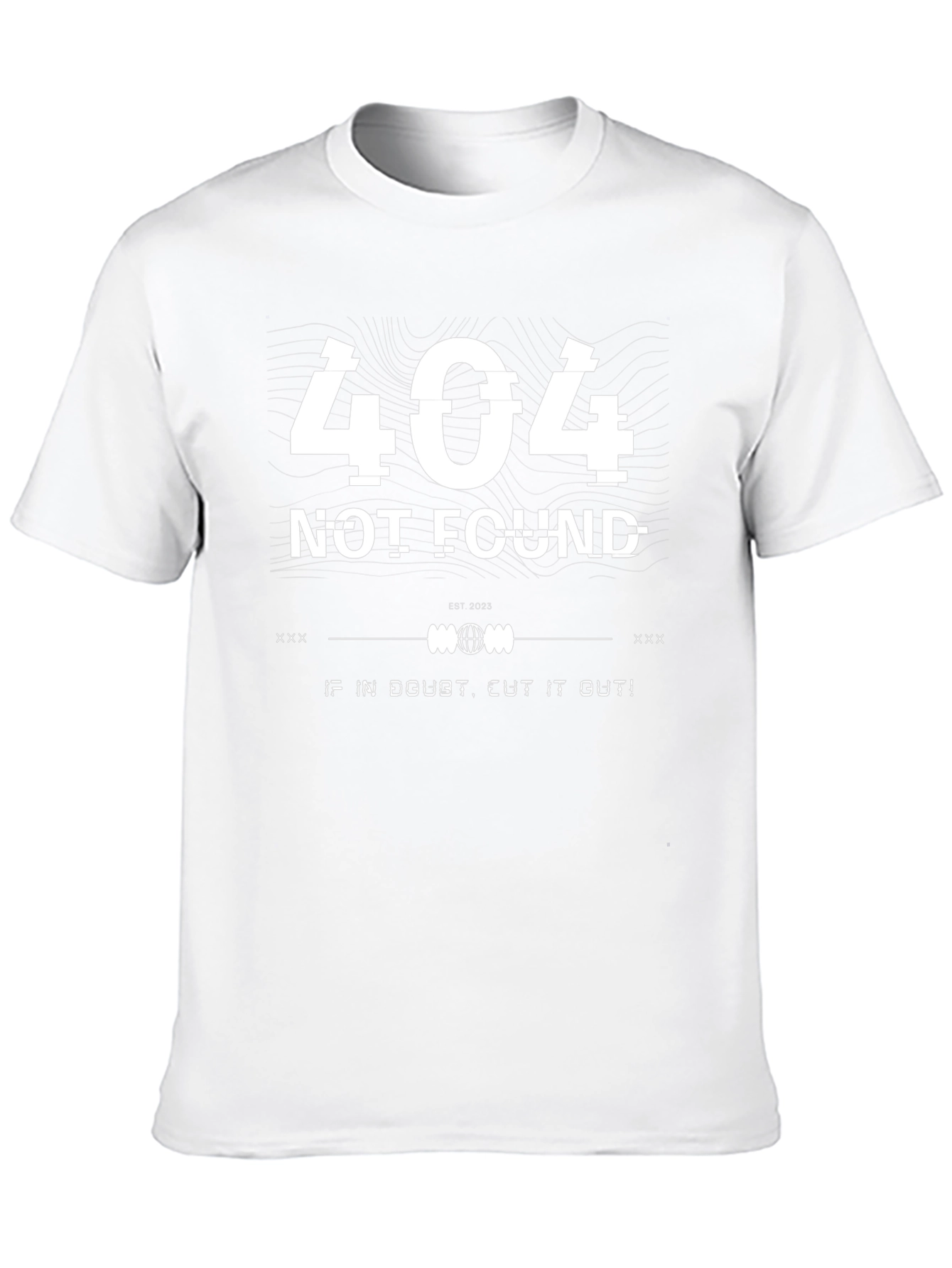 404 Not Found Graphic Tee - Black