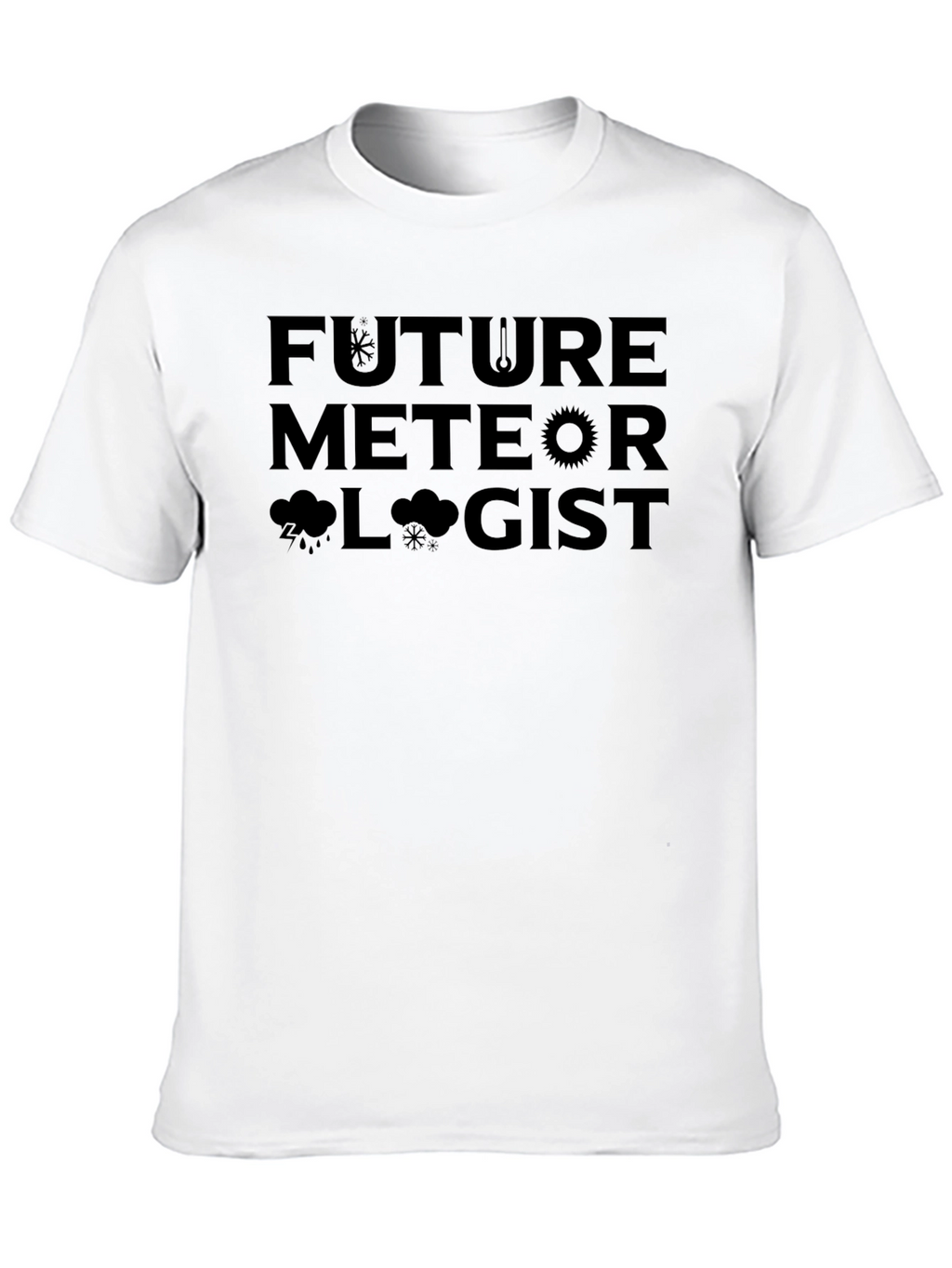 Future Meteorologist Black T-Shirt