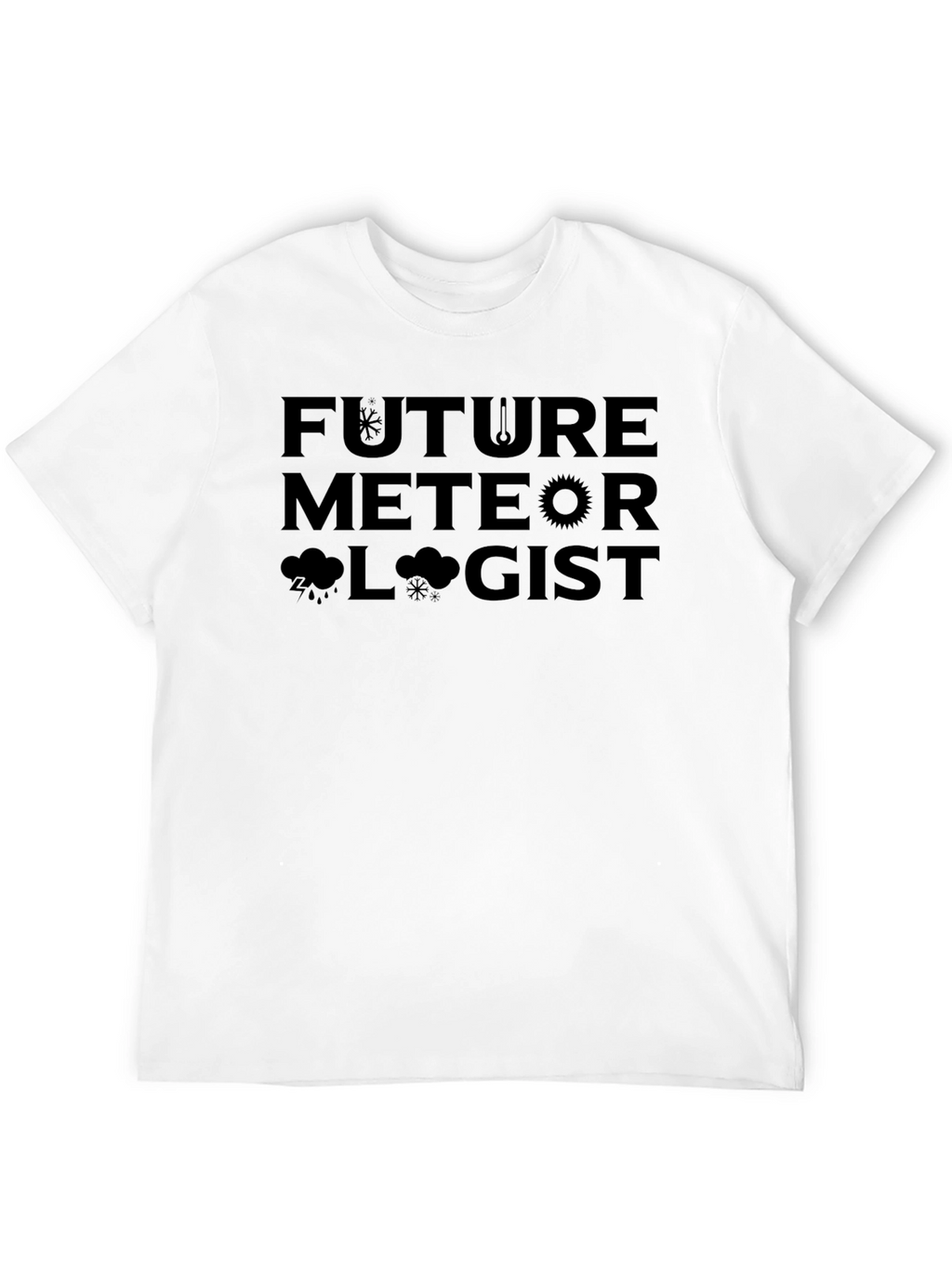 Future Meteorologist Black T-Shirt