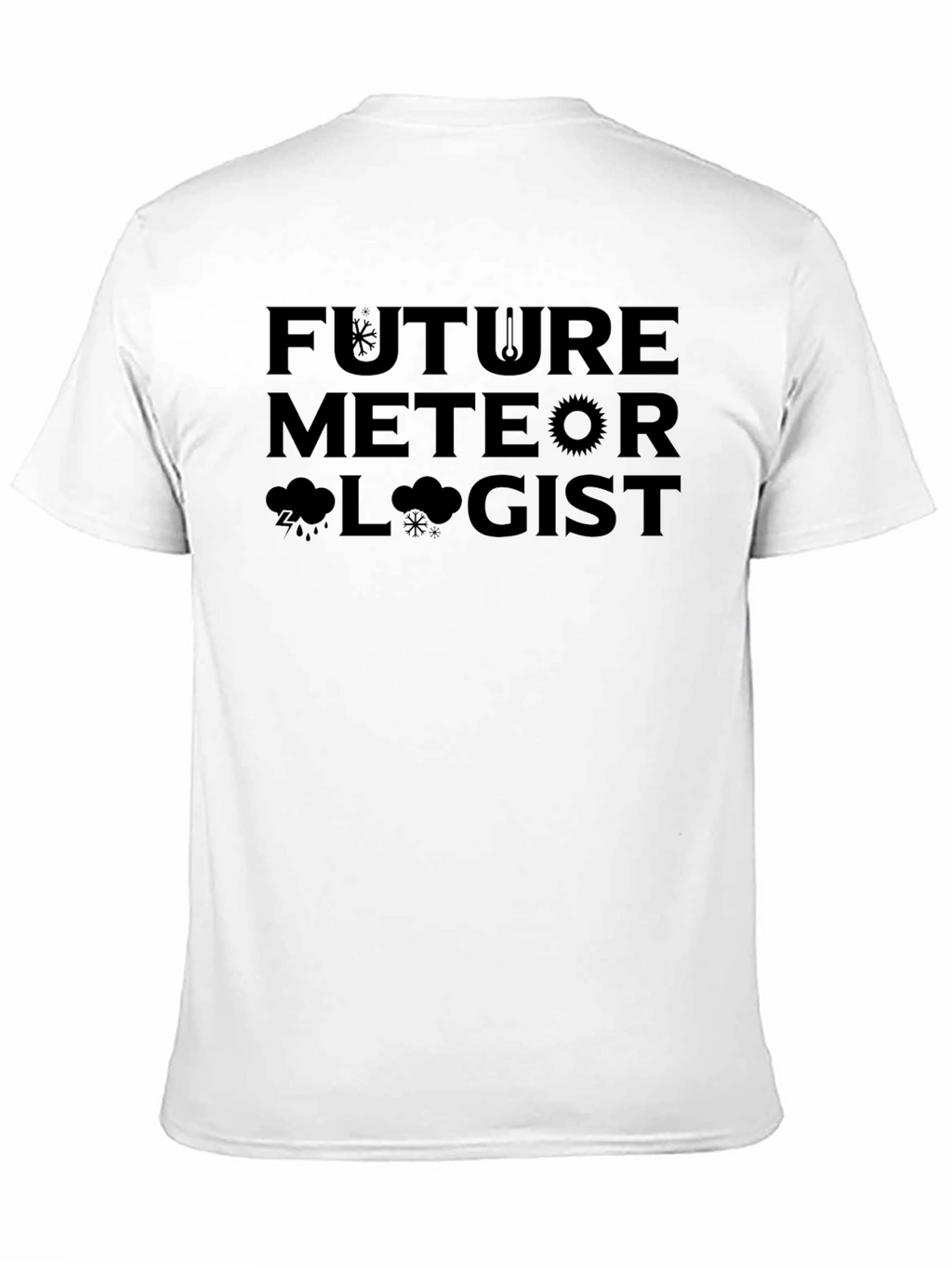 Future Meteorologist Black T-Shirt