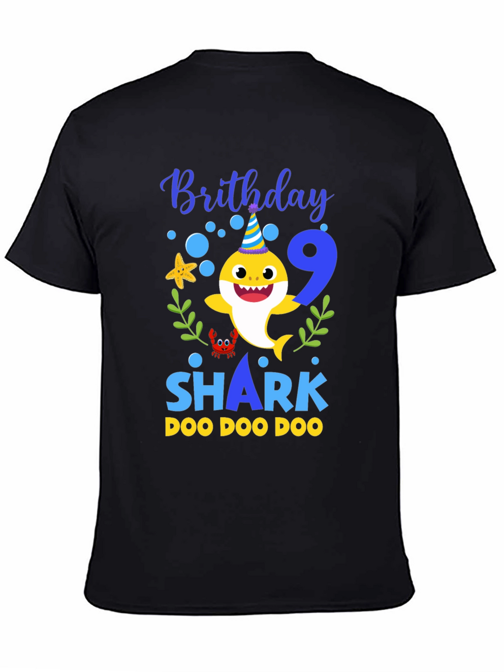 Baby Shark Birthday T-Shirt - Number 9