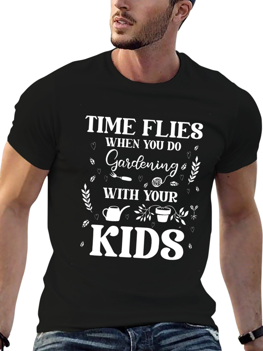 Time Flies Gardening With Your Kids T-Shirt