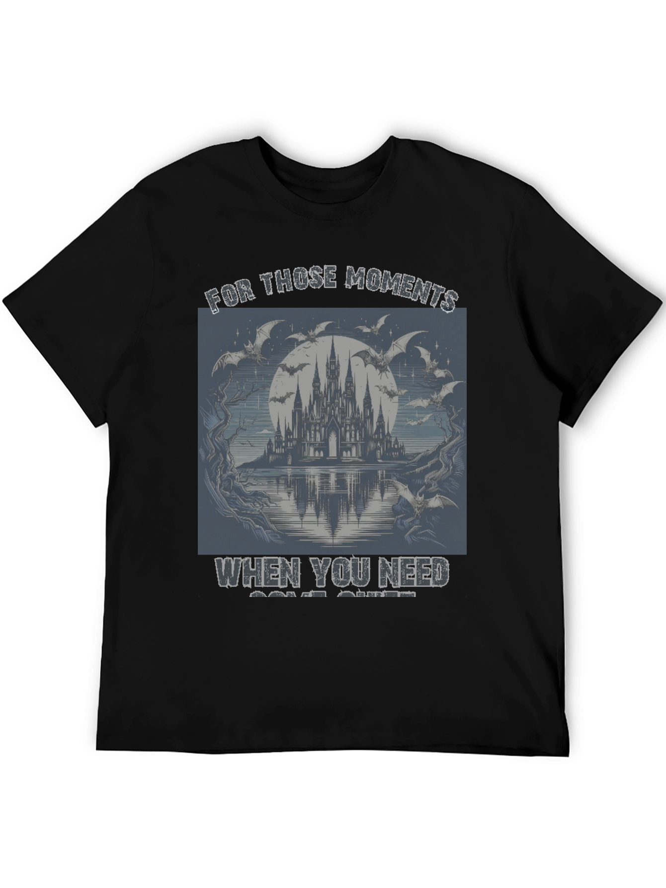 Gothic Castle Bats T-Shirt - For Those Moments You Need