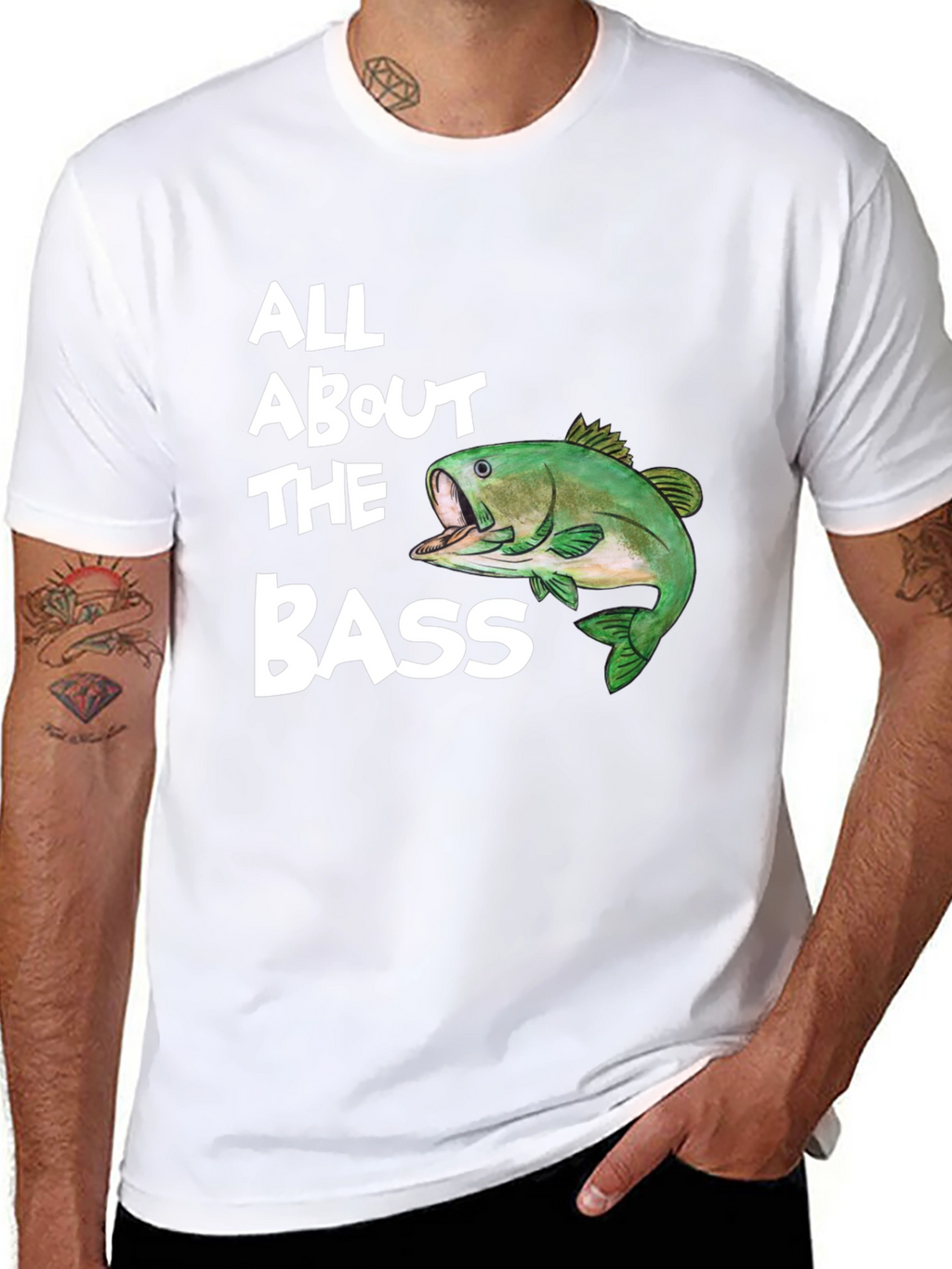 All About the Bass T-Shirt - Fishing Tee