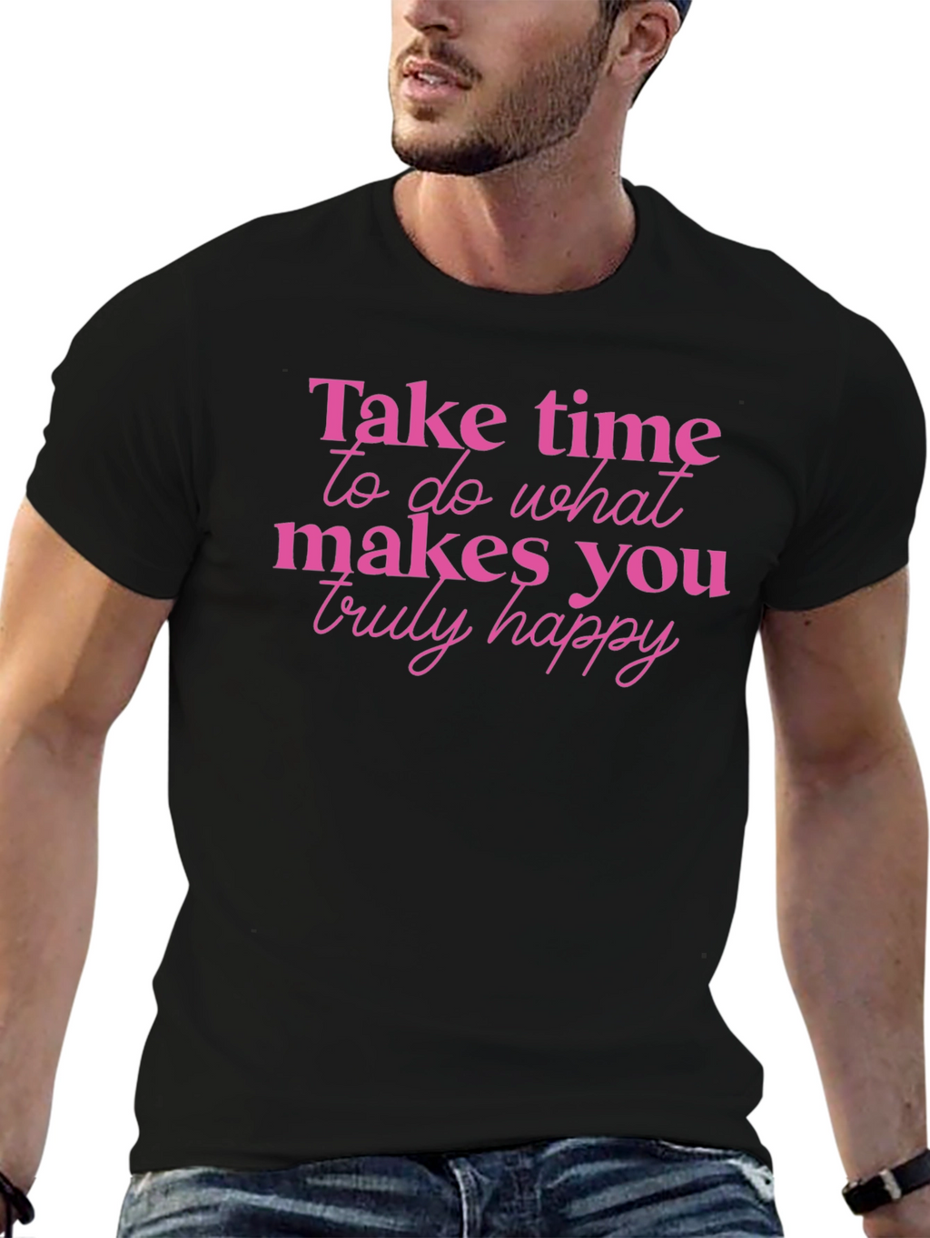 Inspirational Tee - Take Time To Be Happy