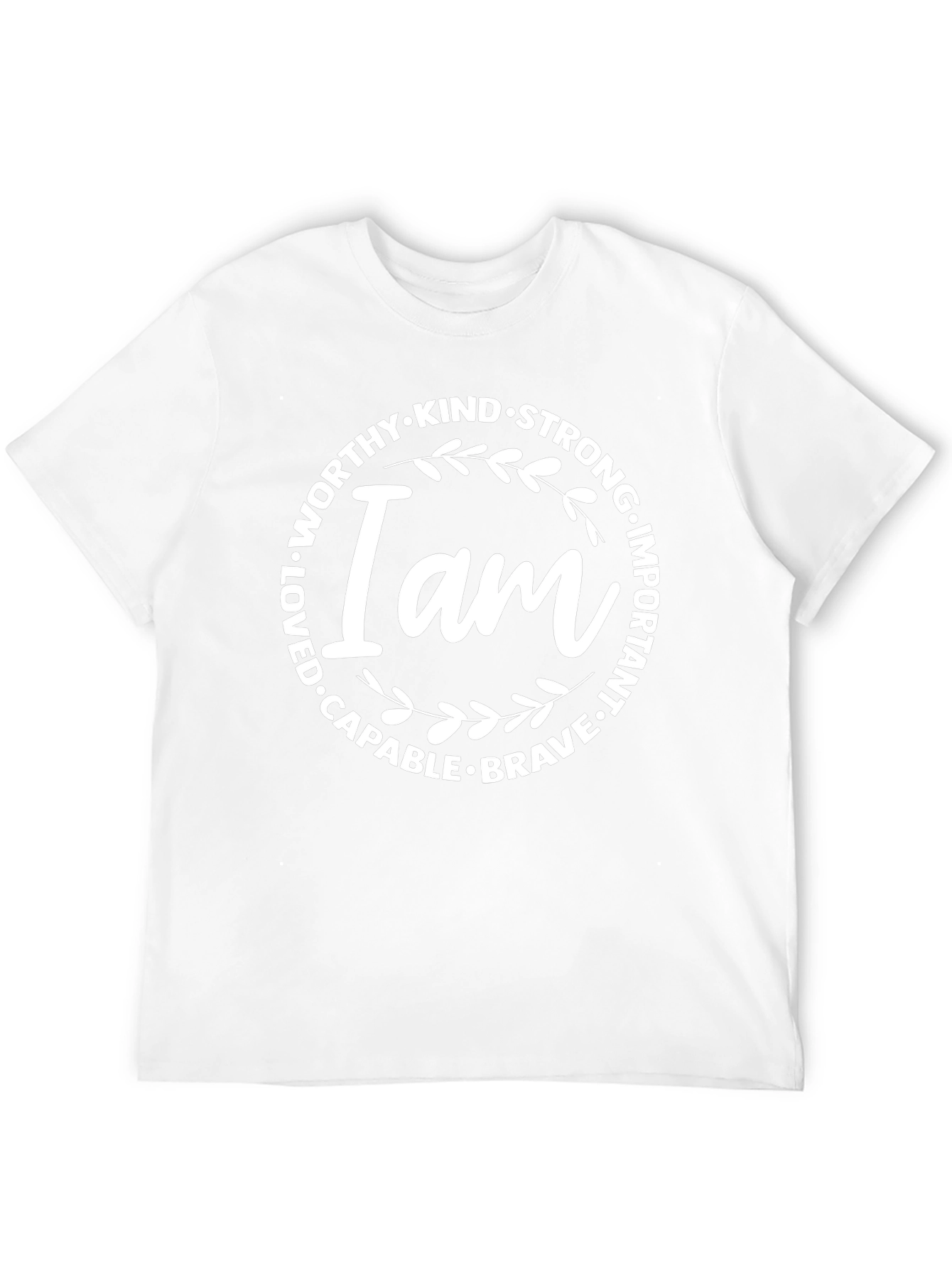 I Am Worthy Kind Strong Graphic Tee