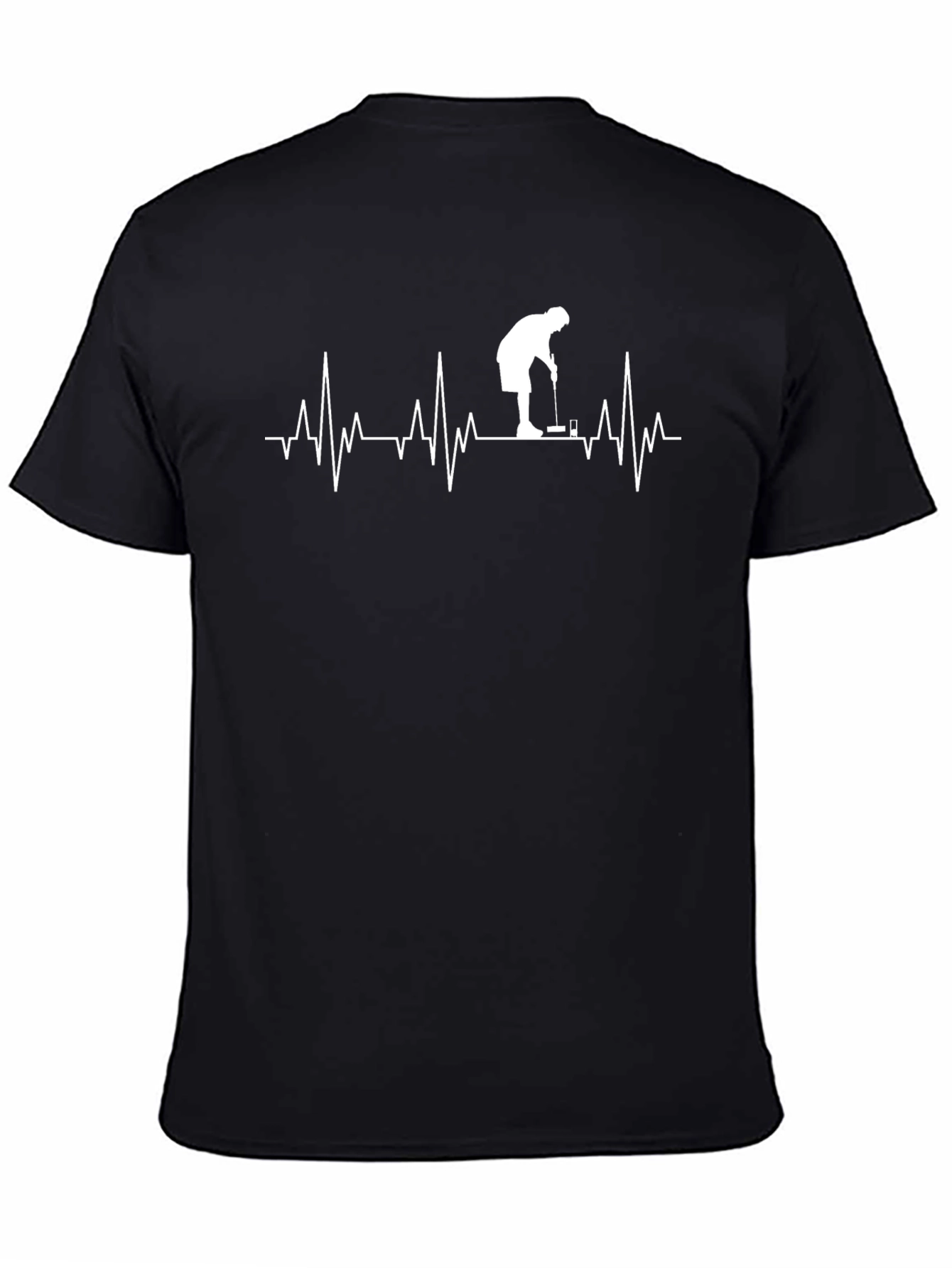 Golf Heartbeat T-Shirt | Sporty Tee for Golf Lovers