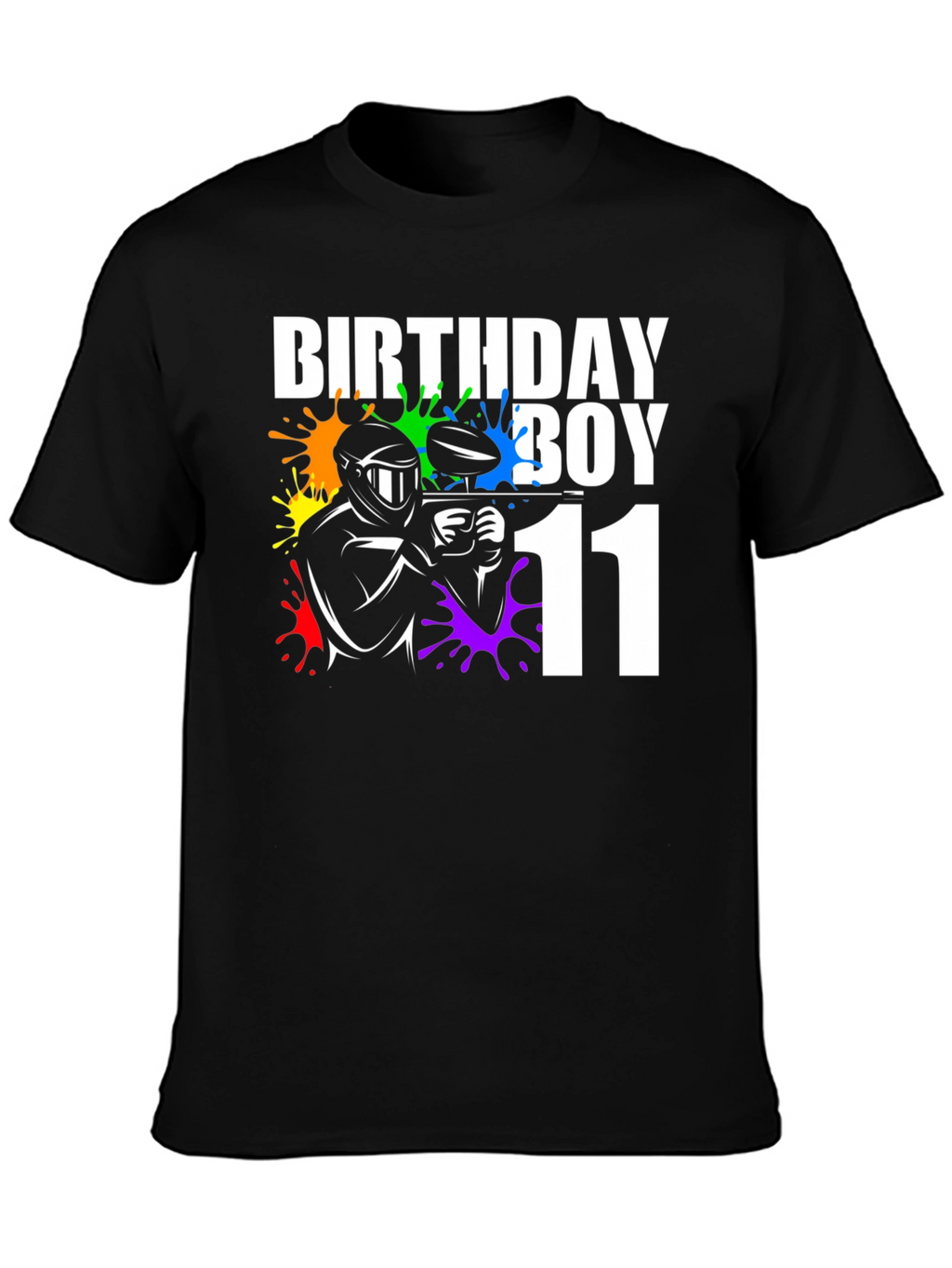 Birthday Boy Paintball 11th Birthday T-Shirt