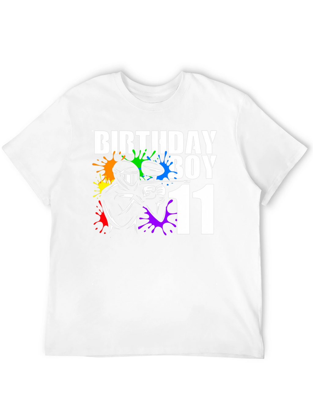 Birthday Boy Paintball 11th Birthday T-Shirt