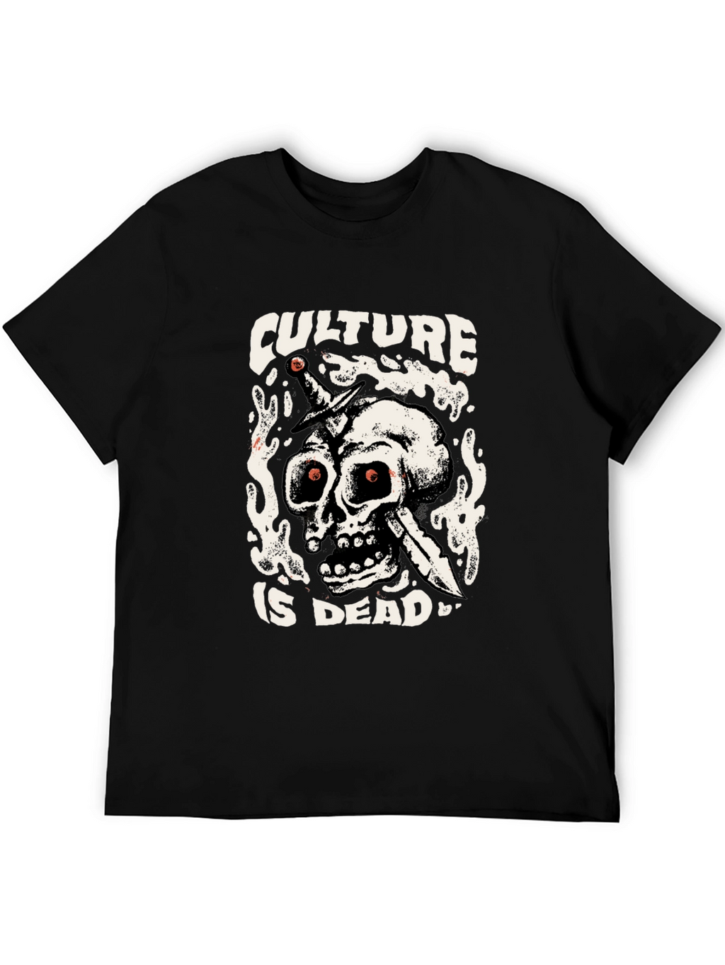 Culture is Dead Graphic T-Shirt - Black