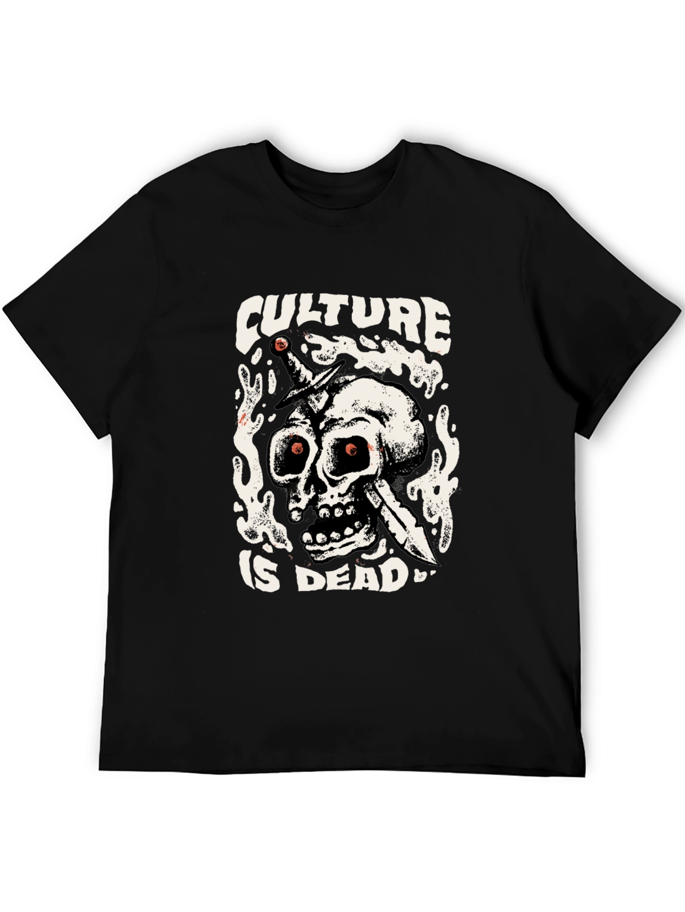 Culture is Dead Graphic T-Shirt - Black