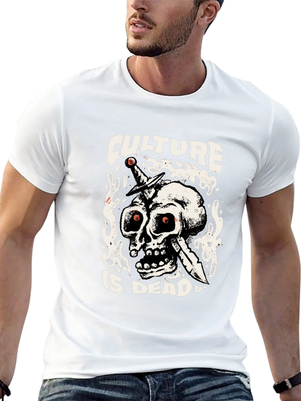 Culture is Dead Graphic T-Shirt - Black