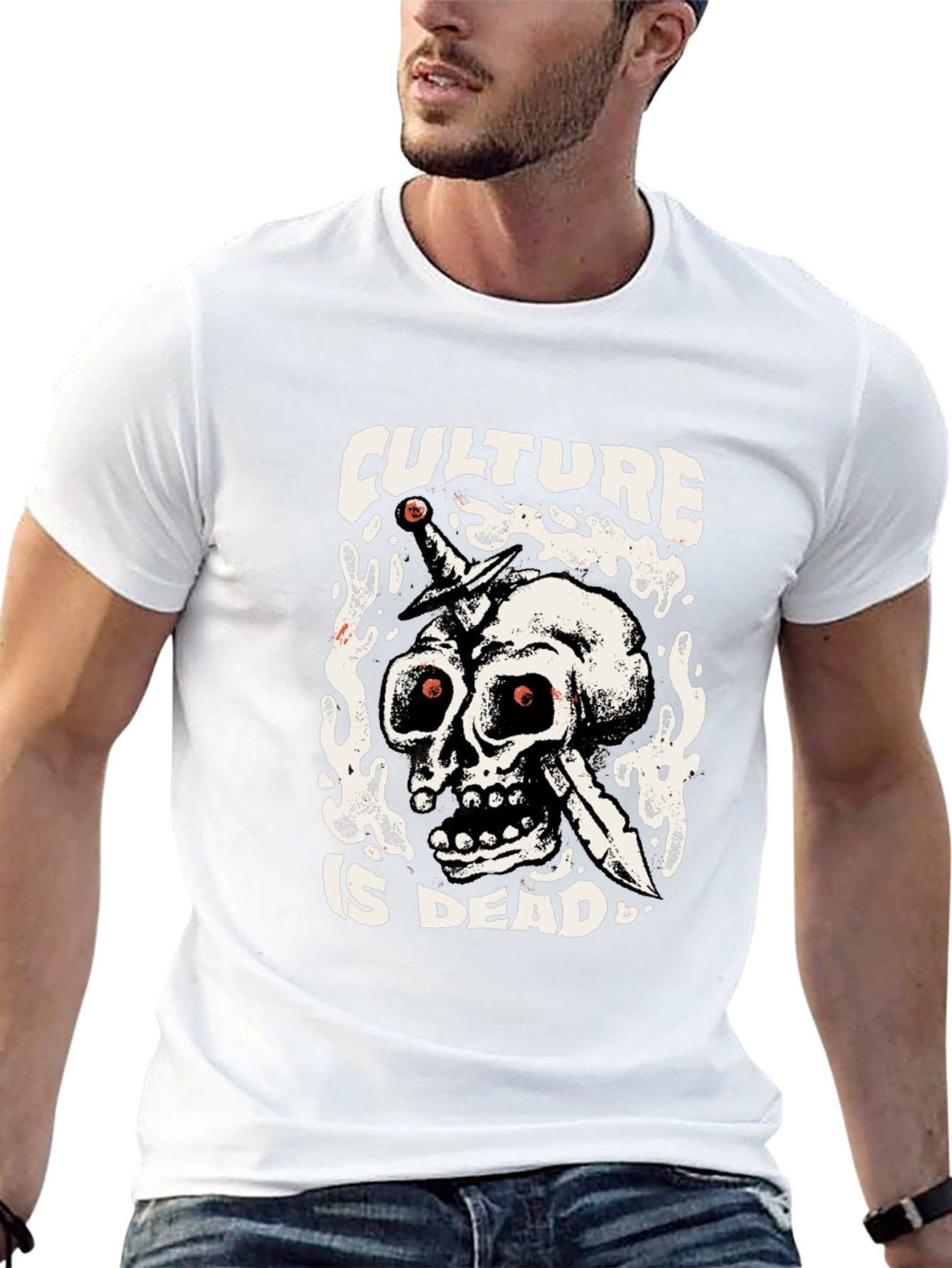 Culture is Dead Graphic T-Shirt - Black
