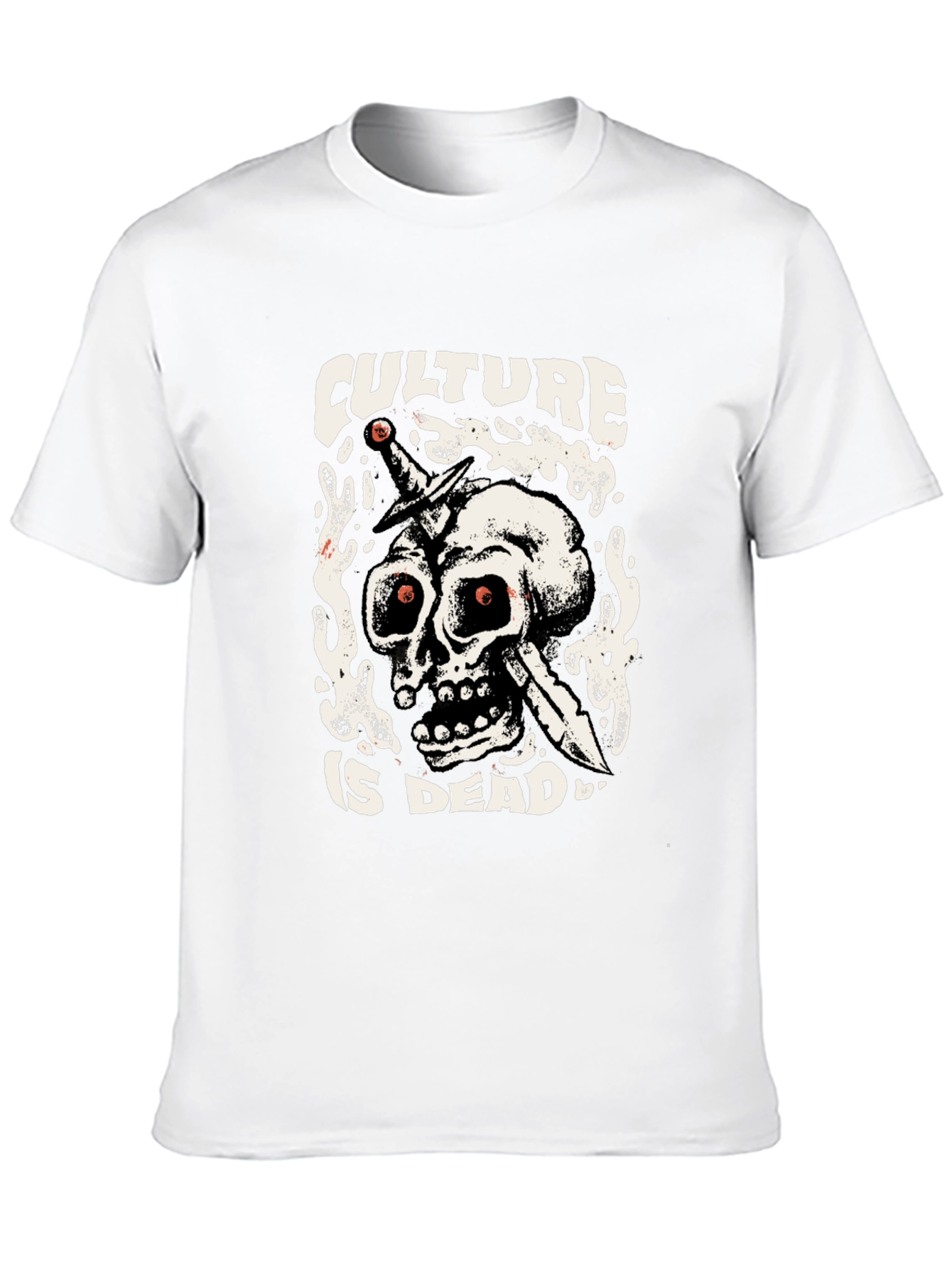 Culture is Dead Graphic T-Shirt - Black