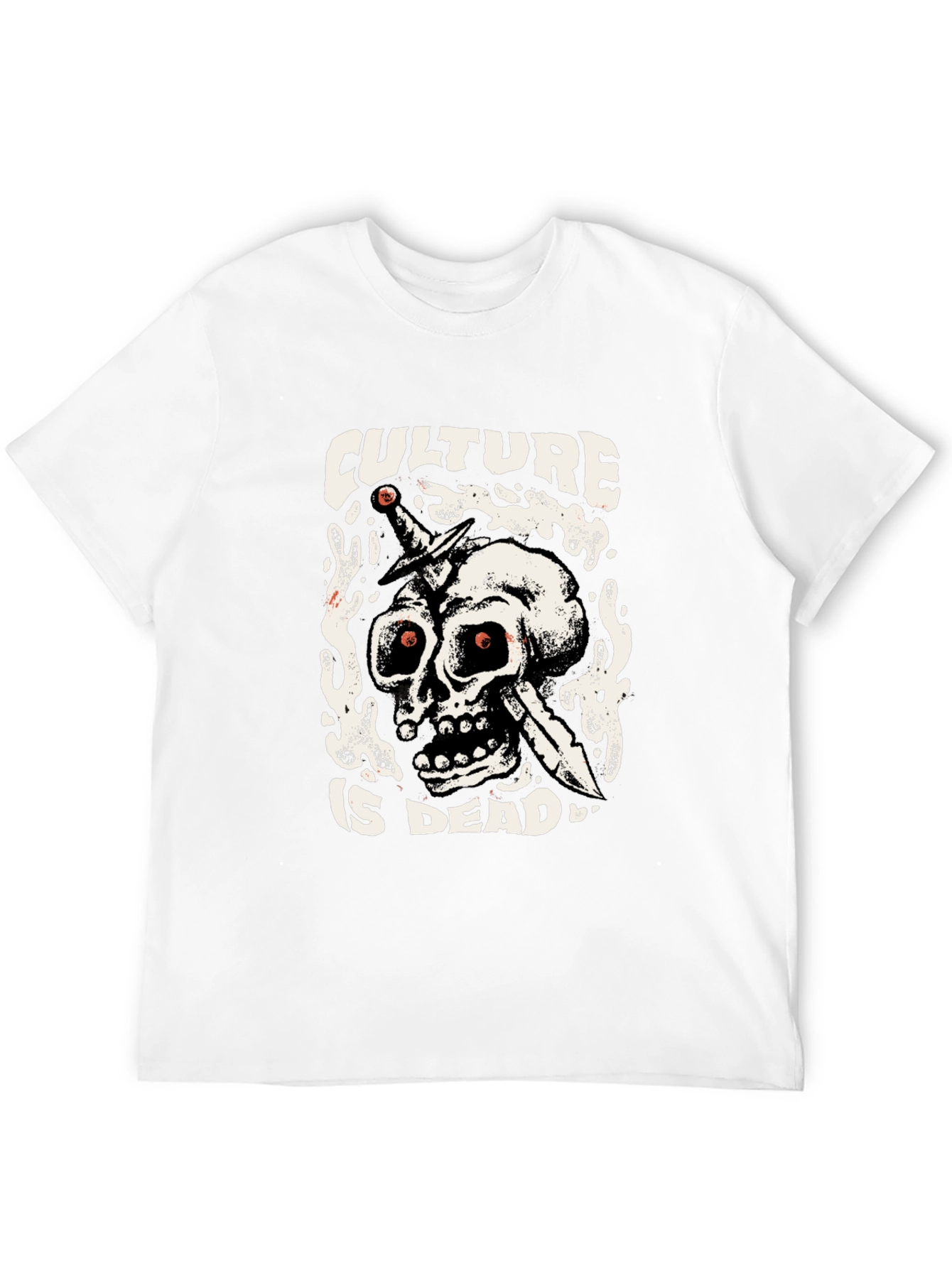 Culture is Dead Graphic T-Shirt - Black