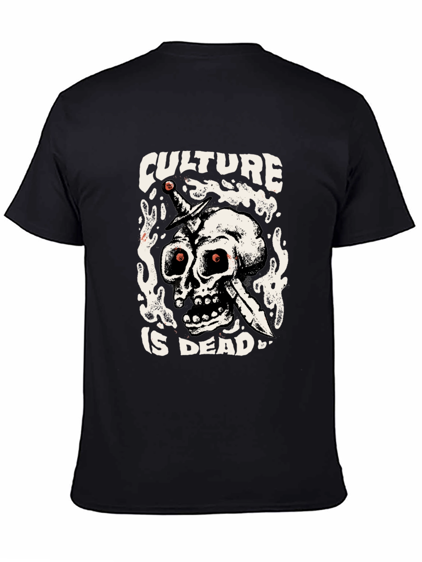 Culture is Dead Graphic T-Shirt - Black