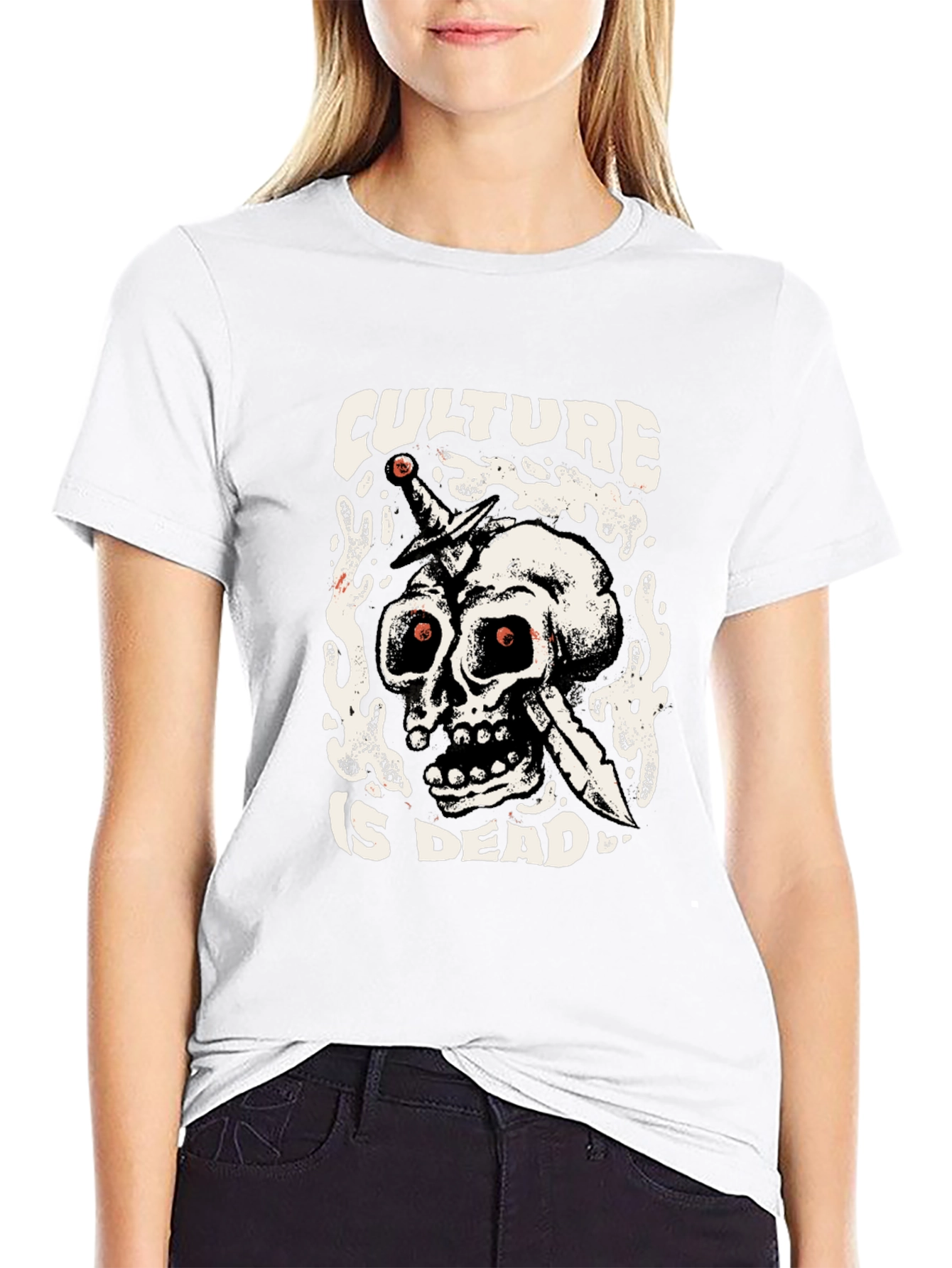 Culture is Dead Graphic T-Shirt - Black