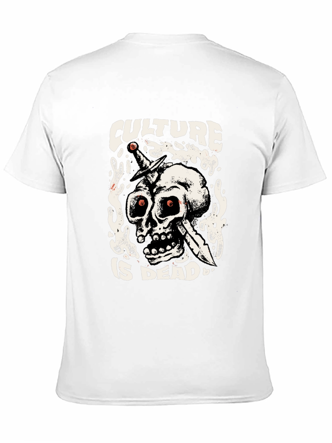 Culture is Dead Graphic T-Shirt - Black