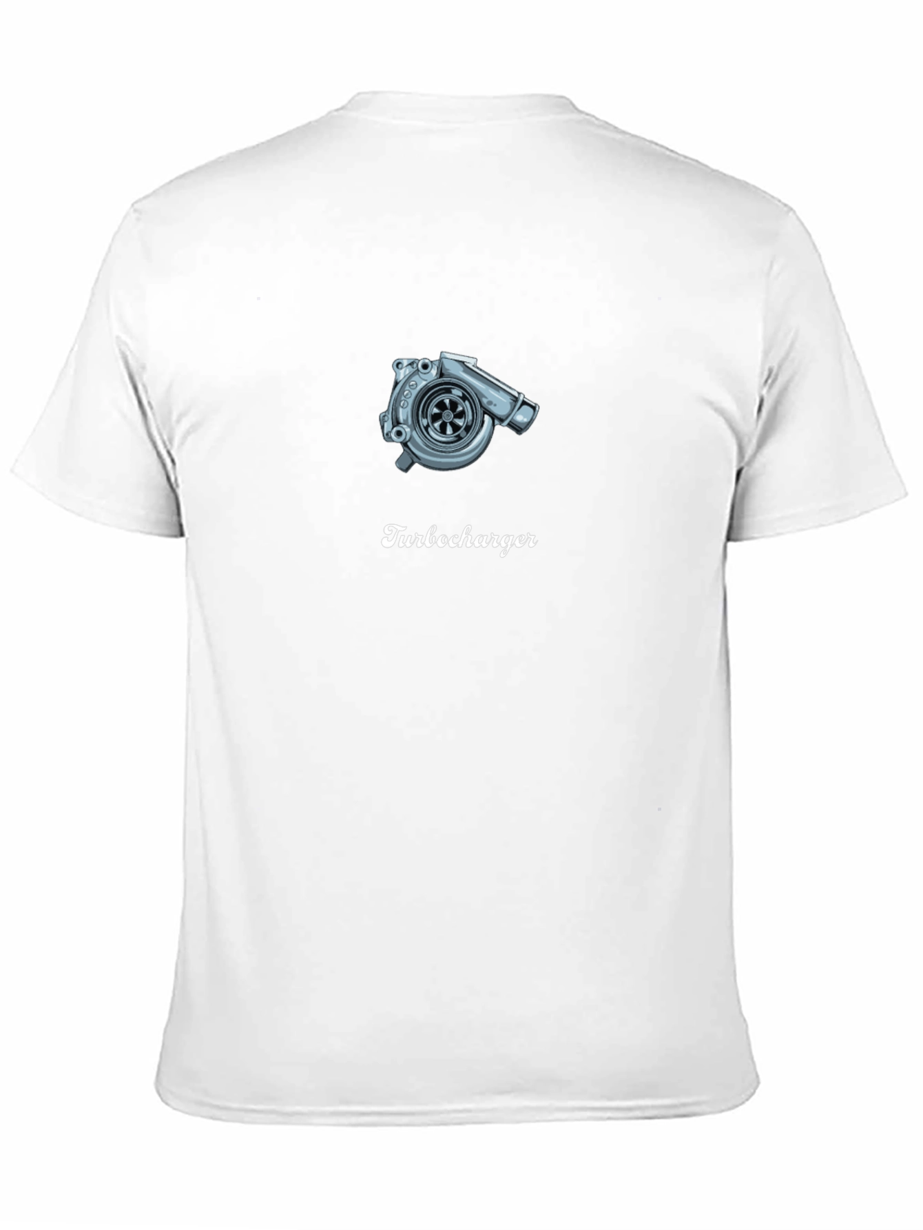 Turbocharger Graphic Tee - Black Cotton T-Shirt