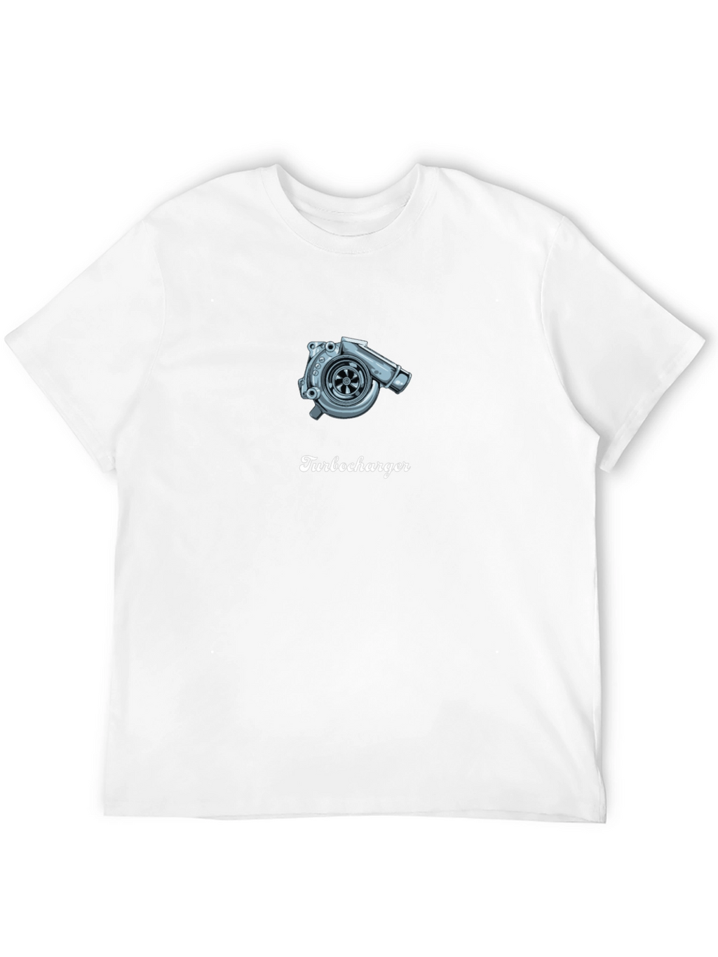 Turbocharger Graphic Tee - Black Cotton T-Shirt