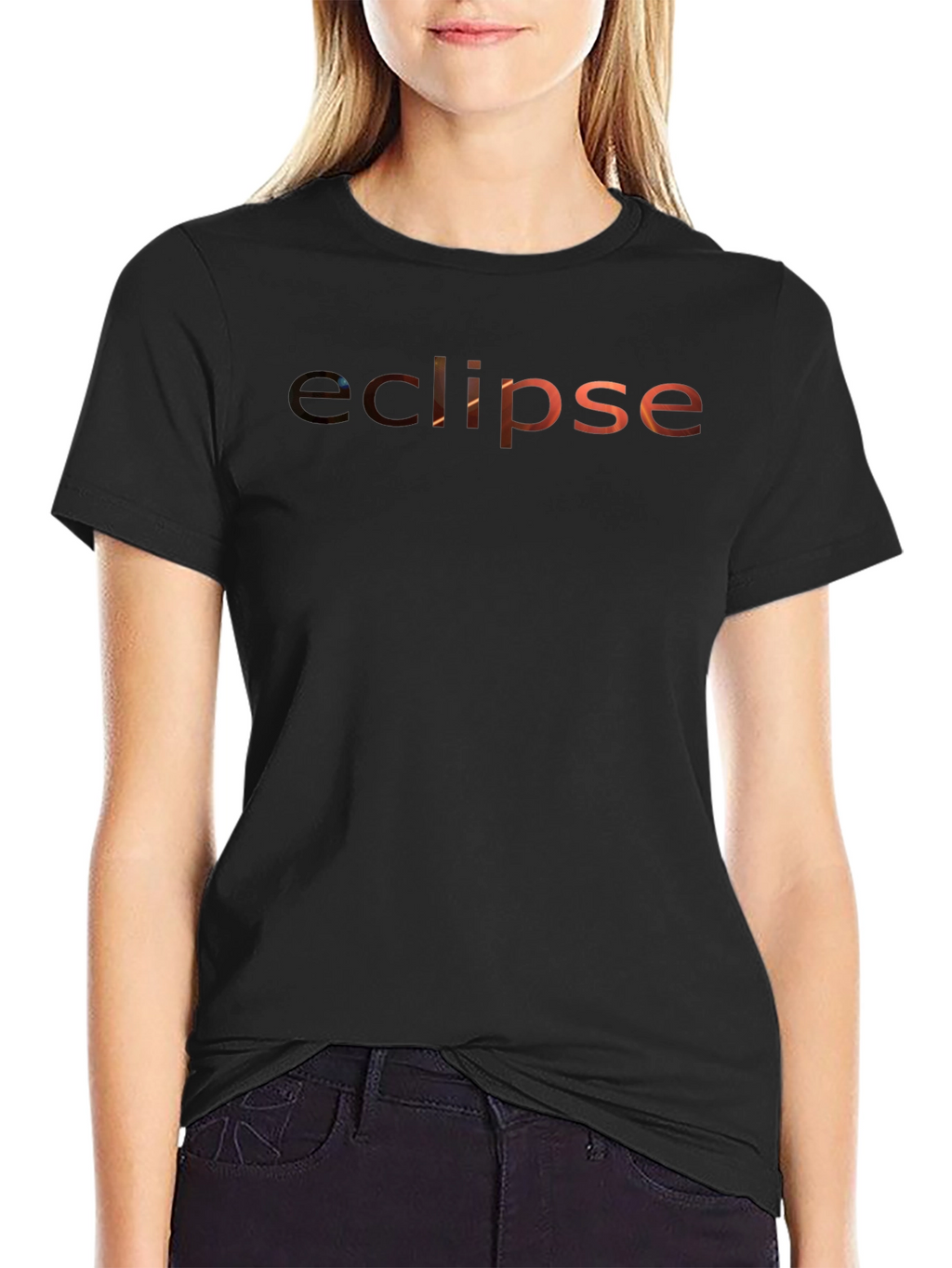 Eclipse Graphic Black T-Shirt