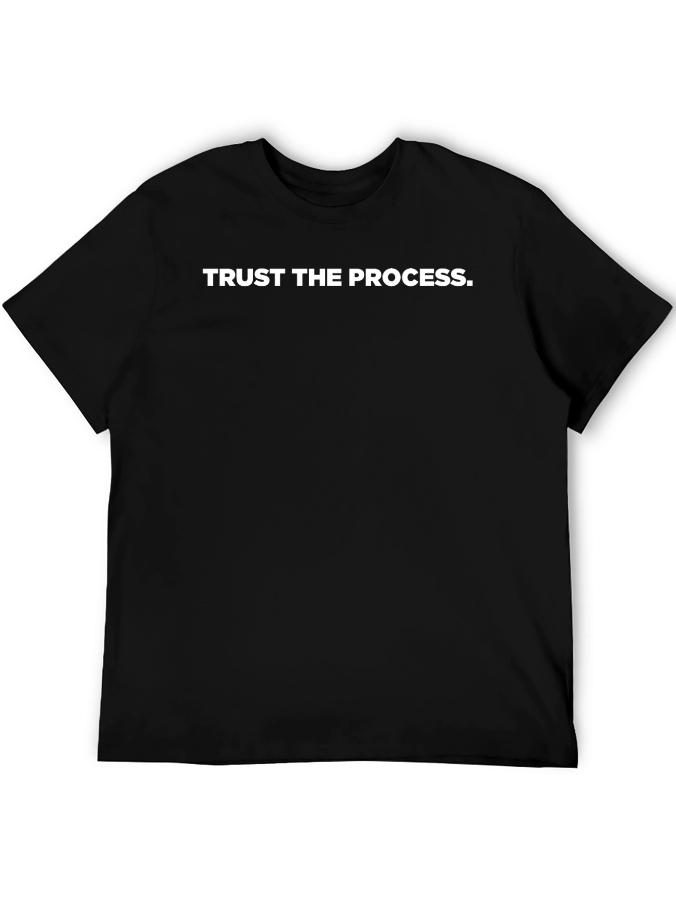 Trust The Process Black Graphic Tee