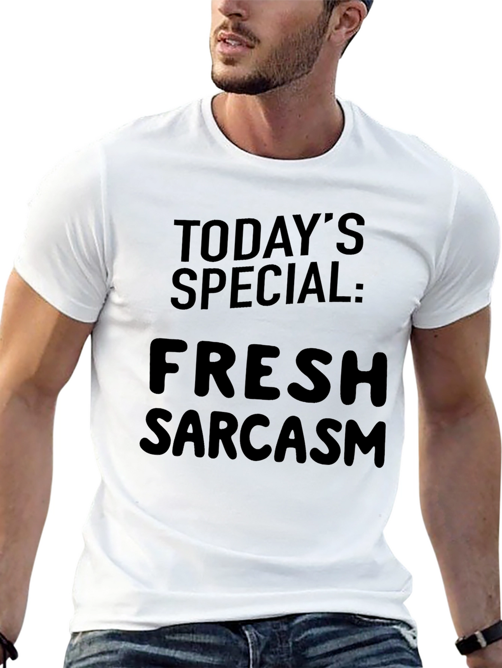 Funny Sarcastic Black Graphic T-Shirt