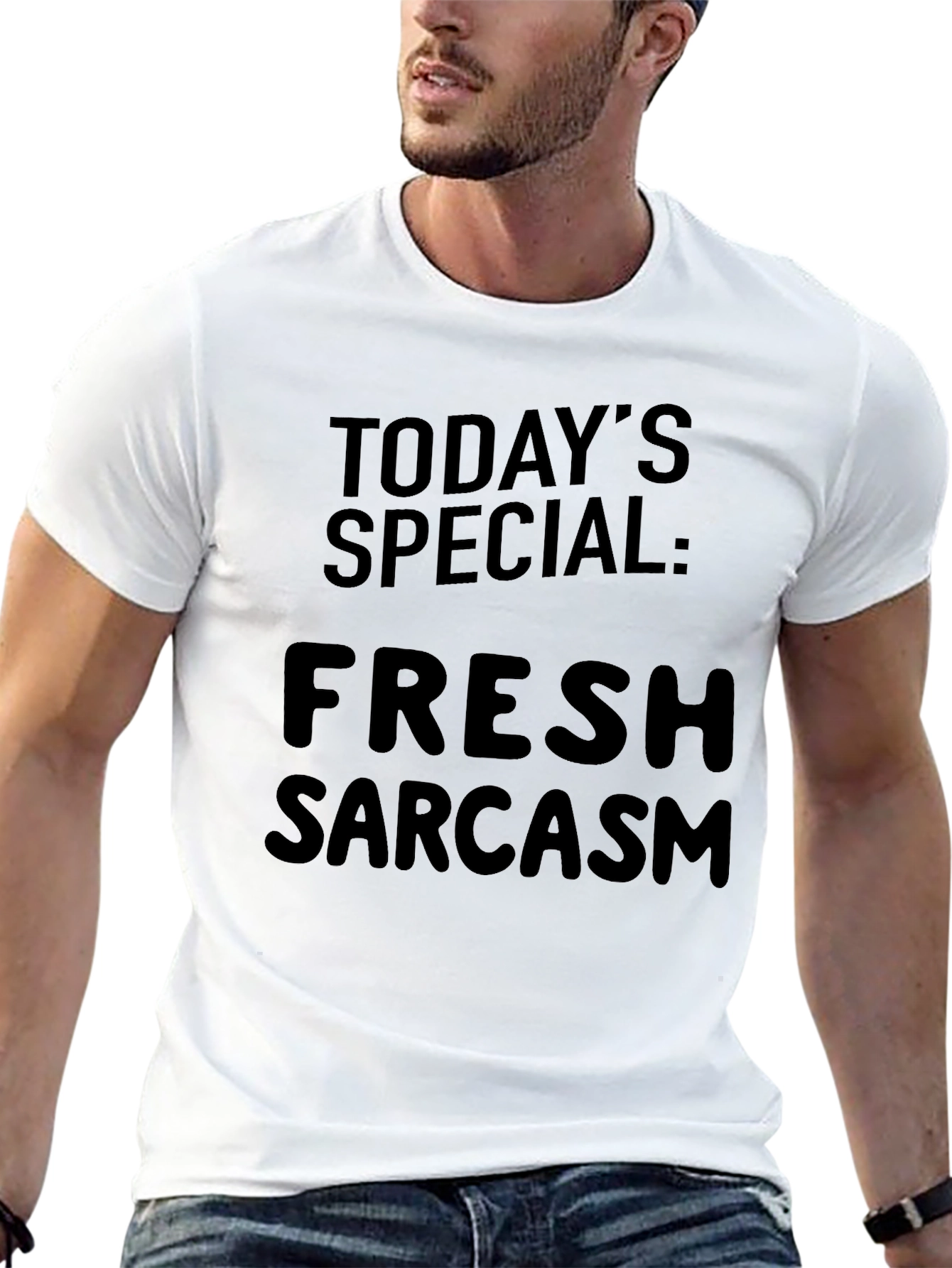 Funny Sarcastic Black Graphic T-Shirt